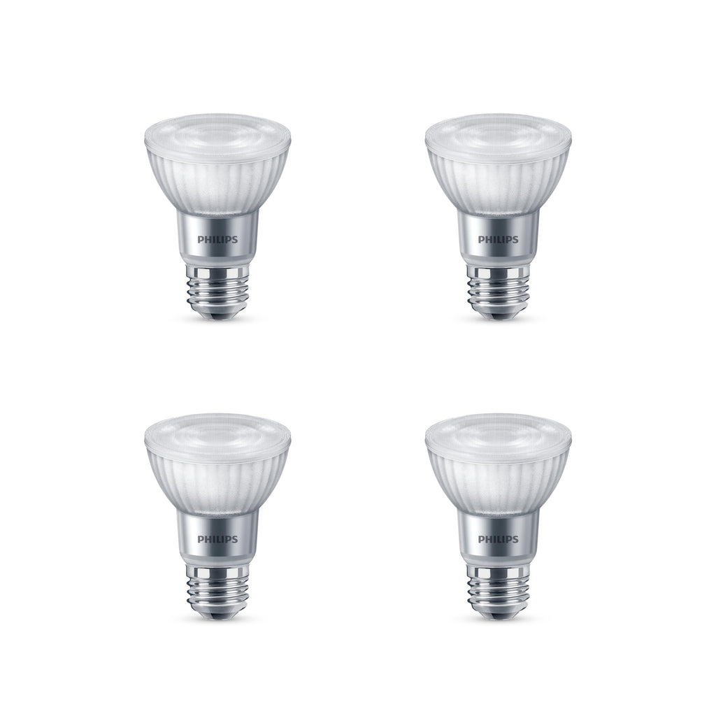 PHILIPS LED 50W PAR16 9-Pack Ultra Definition Bright White (3000K) 400 Lumen (5W = 50W) Dimmable Flicker-Free Light Bulbs