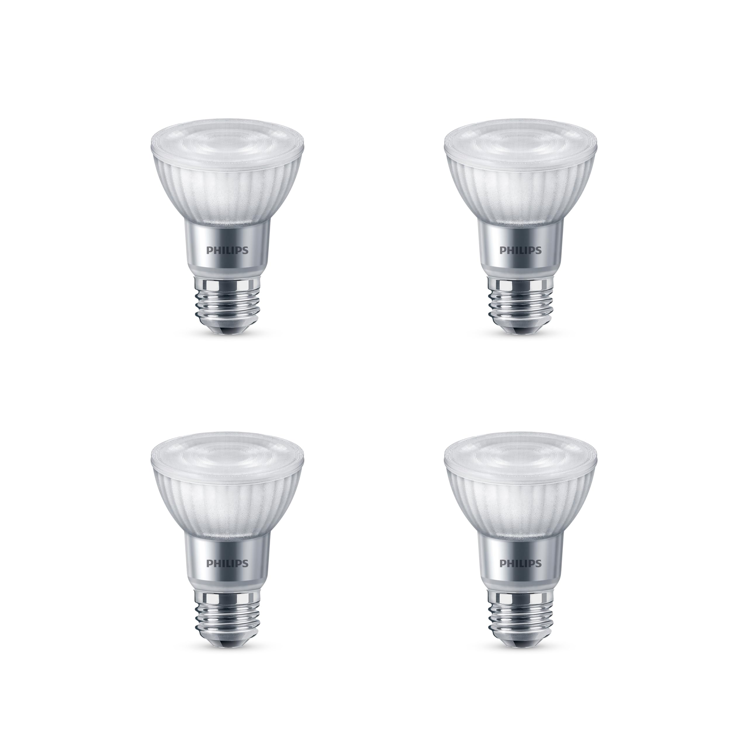PHILIPS LED 50W PAR16 9-Pack Ultra Definition Bright White (3000K) 400 Lumen (5W = 50W) Dimmable Flicker-Free Light Bulbs