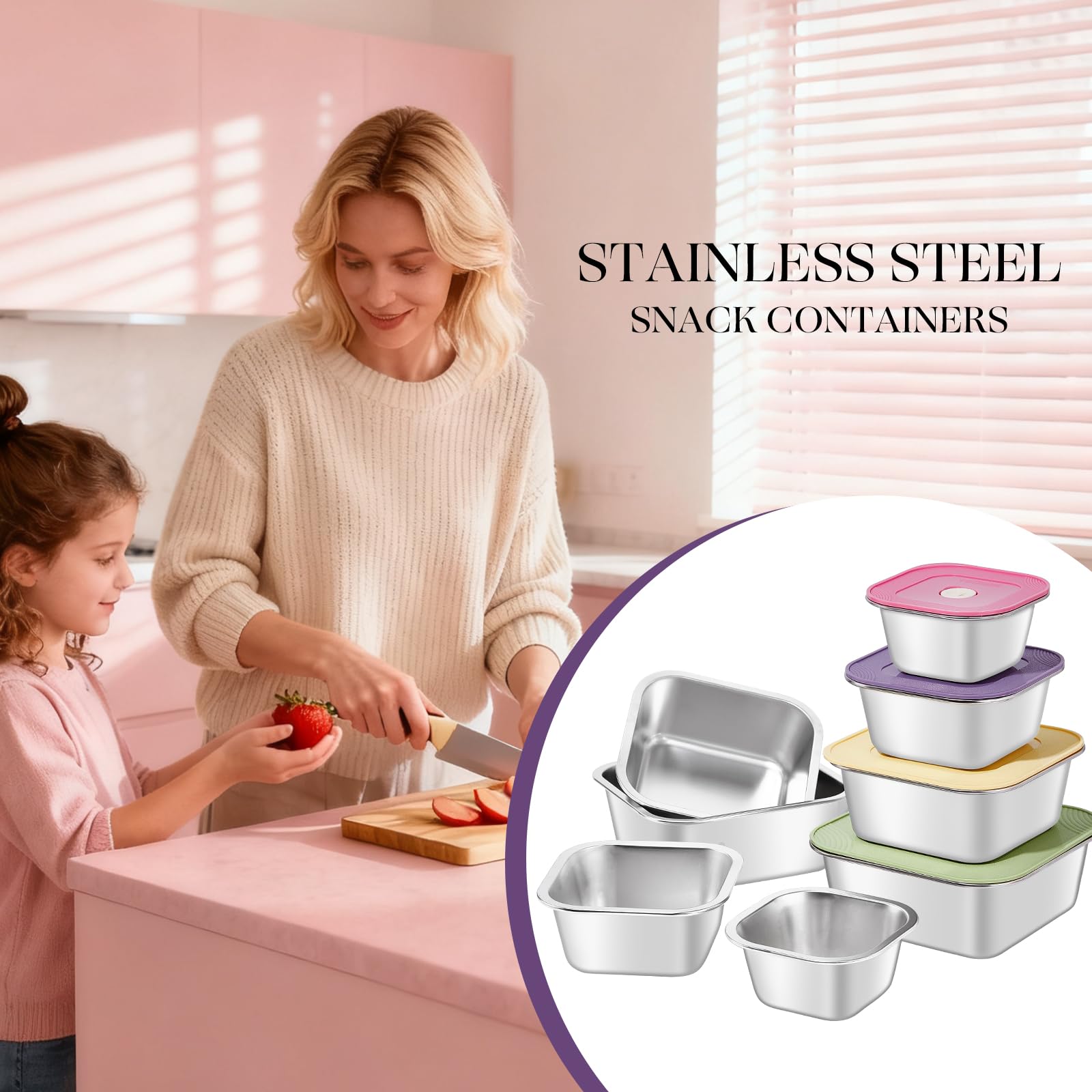 GIUOIDUO 10 Pack Stainless Steel Food Storage Containers with Leak-Proof Lids, 37oz Reusable Metal Meal Prep Lunch Boxes, Stackable, Dishwasher Safe for Snacks, Fruits & On-the-Go Meals, BPA-Free