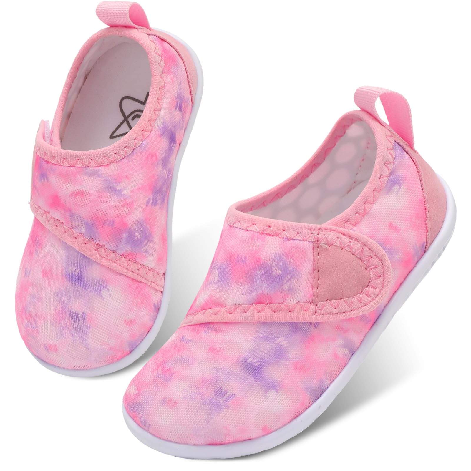 LeIsfIt Toddler Water Shoes Boys Girls Barefoot Aqua Socks Kids Breathable Quick-Dry Swim Shoes for Beach Pool Surf