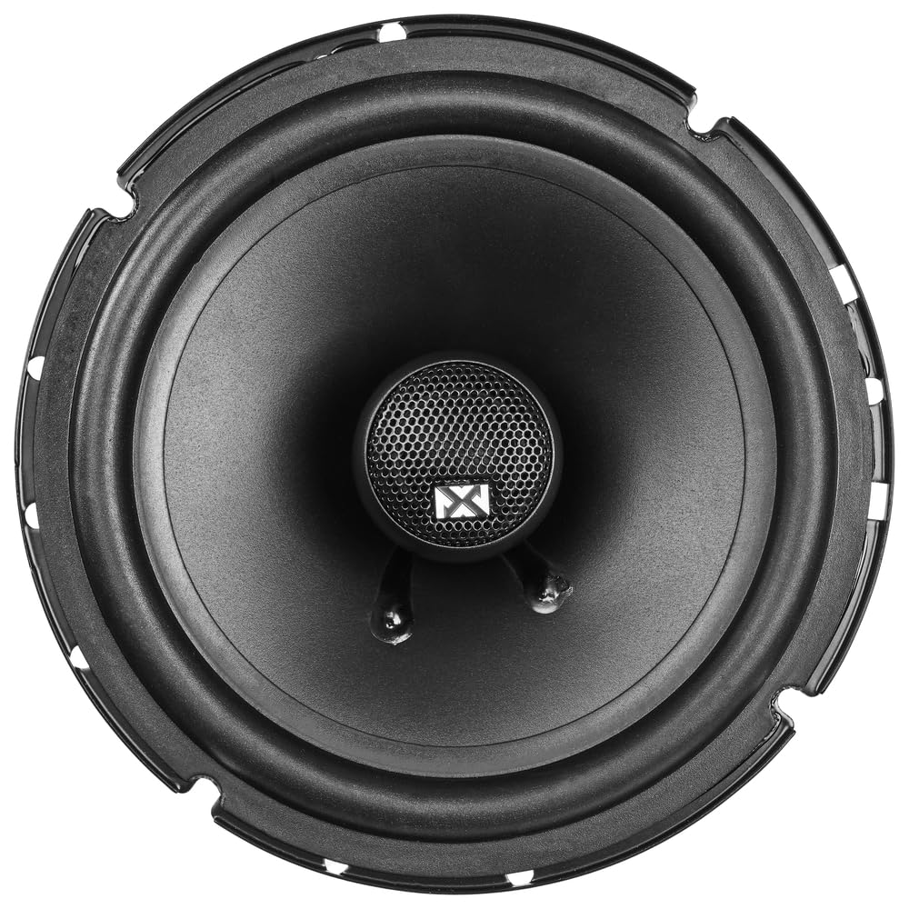 NVX NSP35 3.5" Car Speakers, 200W Max, 70W RMS, 2-Way Coaxial w/Silk Dome Tweeters & Built-in X-Overs, Easy to Install in Cars/Trucks/Doors (Pair)