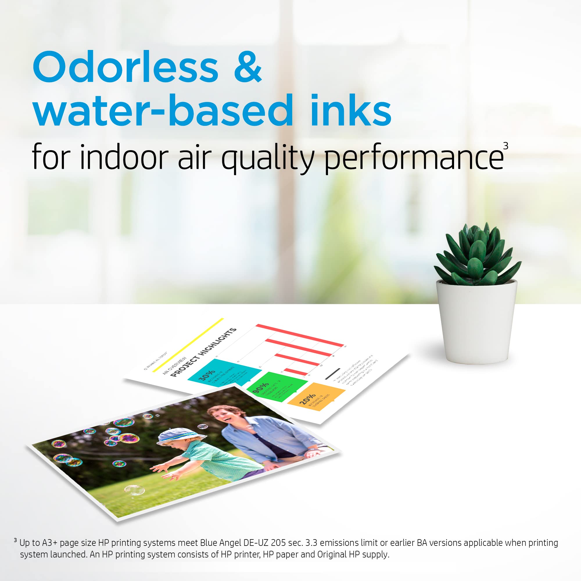 HP 65XL Tri-Color High-Yield Ink Cartridge | Works with AMP 100, DeskJet 2600, 3700; Envy 5000 | Eligible for Instant Ink | N9K03AN