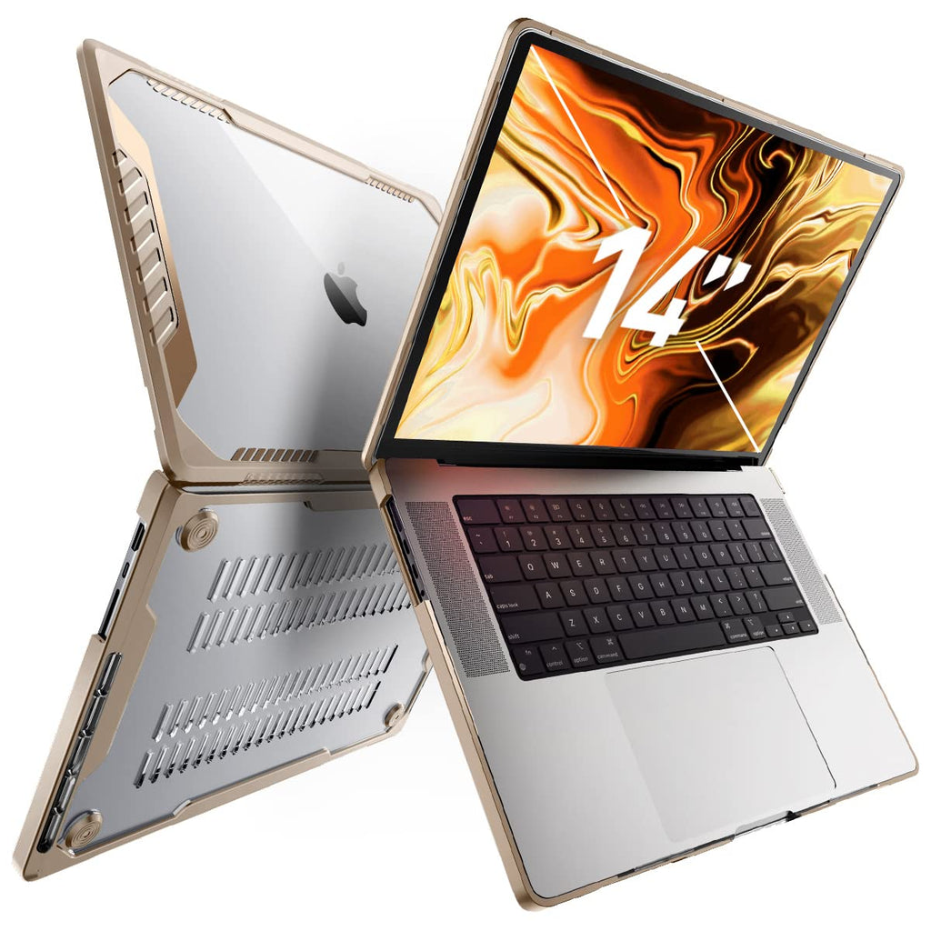SUPCASE for MacBook Pro 14 Inch Case 2026-2021 (Unicorn Beetle), M5/M4/M3/M2/M1 Pro/Max A3427 A3426 A3434 A3185 A3401 A3112 A2918 A2992 A2779 A2442 Rugged Protective Cover for MacBook Pro 14", Black