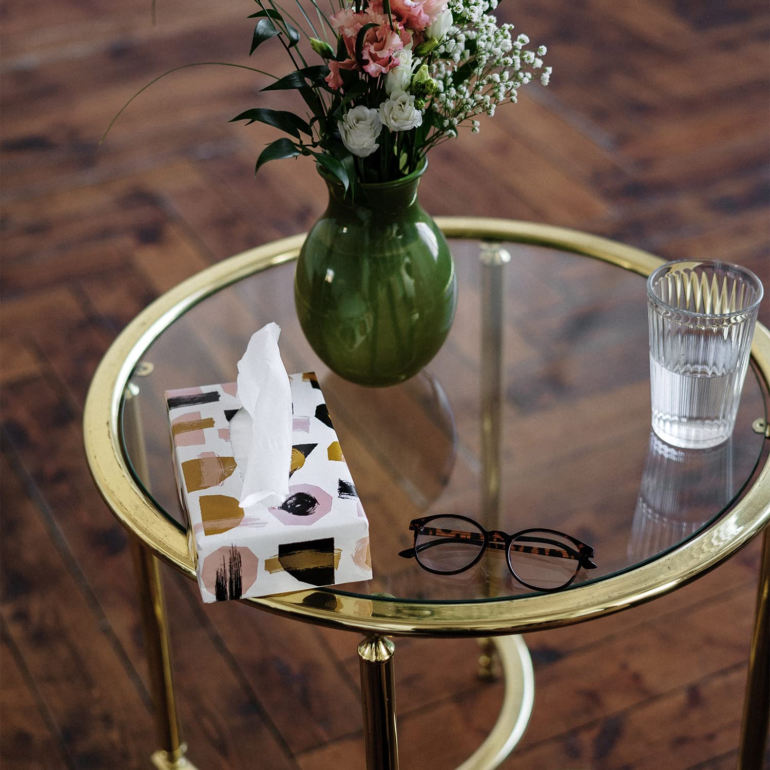 12" Inch Round Glass Table Top 1/2" Thick Tempered Beveled Edge by Fab Glass and Mirror