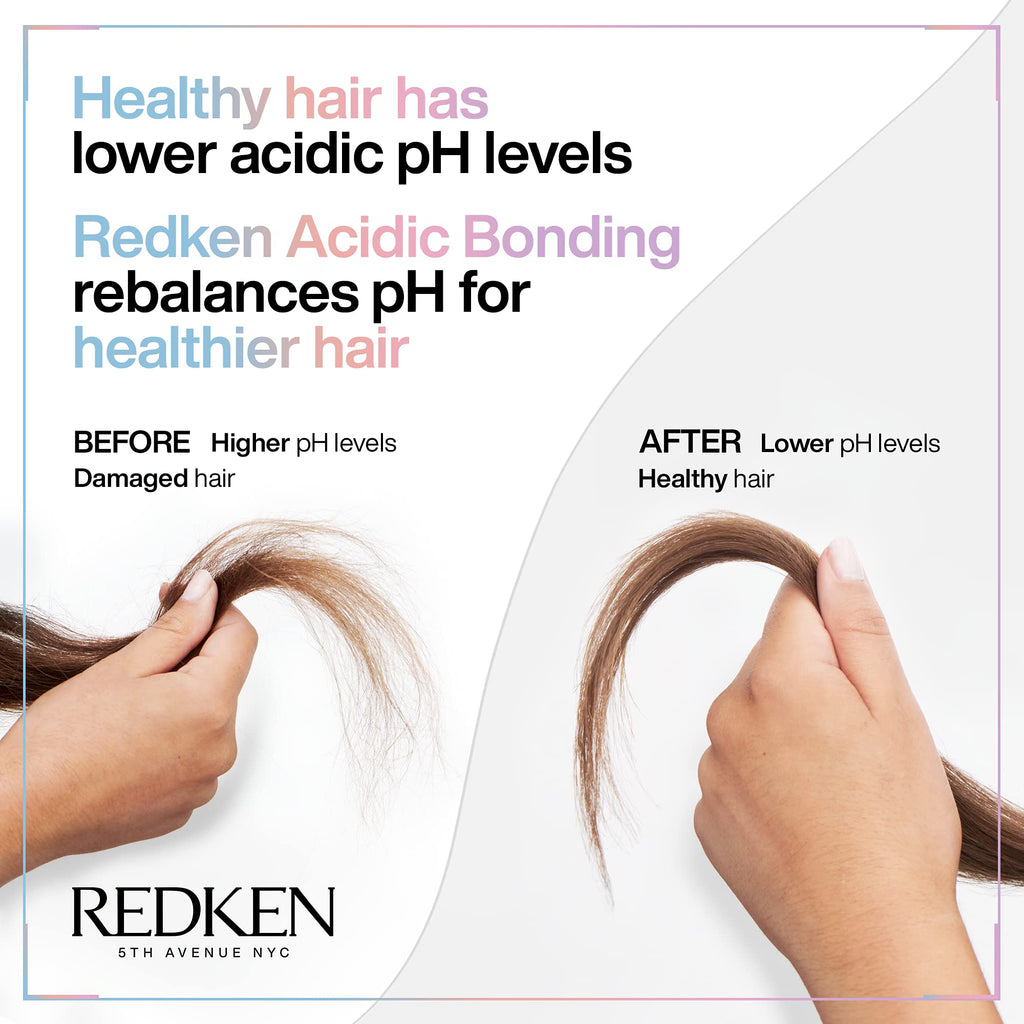 Redken Acidic Bonding Concentrate Conditioner For Damaged Hair Repair - Strengthens and Repairs Weak and Brittle Hair, Sulfate-Free, With Citric Acid