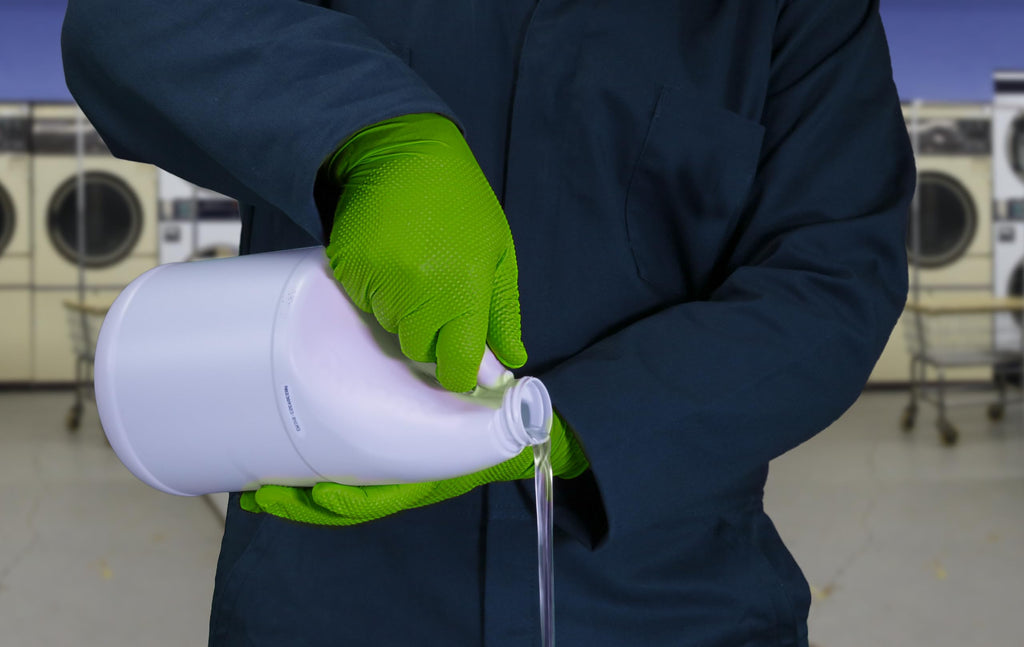 GLOVEWORKS HD Green Gloves, 8 Mil Nitrile Disposable Heavy Duty Raised Diamond Grip Mechanic Glove, Bulk Purchasing Options