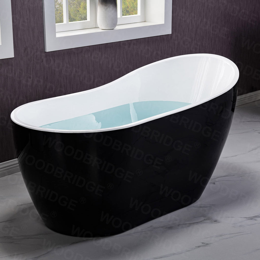 WOODBRIDGE B0006-C Bathtub, Chrome