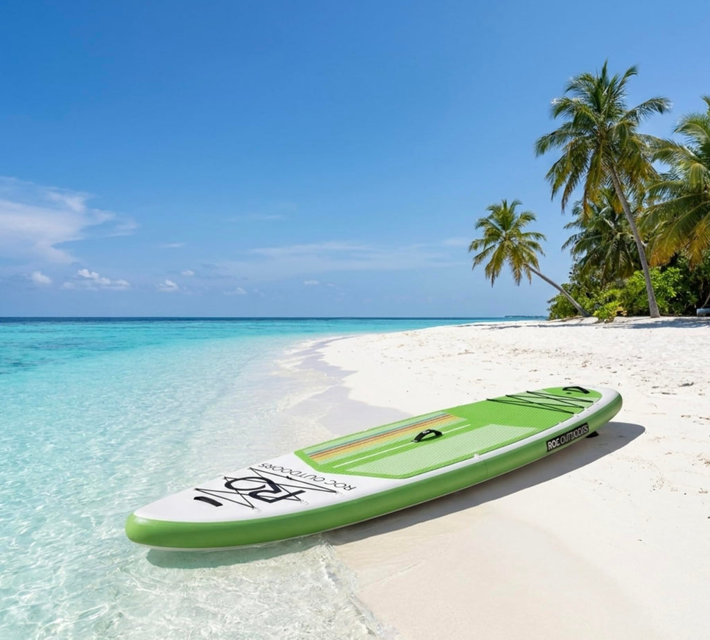 Roc Inflatable Stand Up Paddle Board 10' 6" with Premium SUP Paddle Board Accessories, Wide Stable Design, Non-Slip Comfort Deck for Youth & Adults