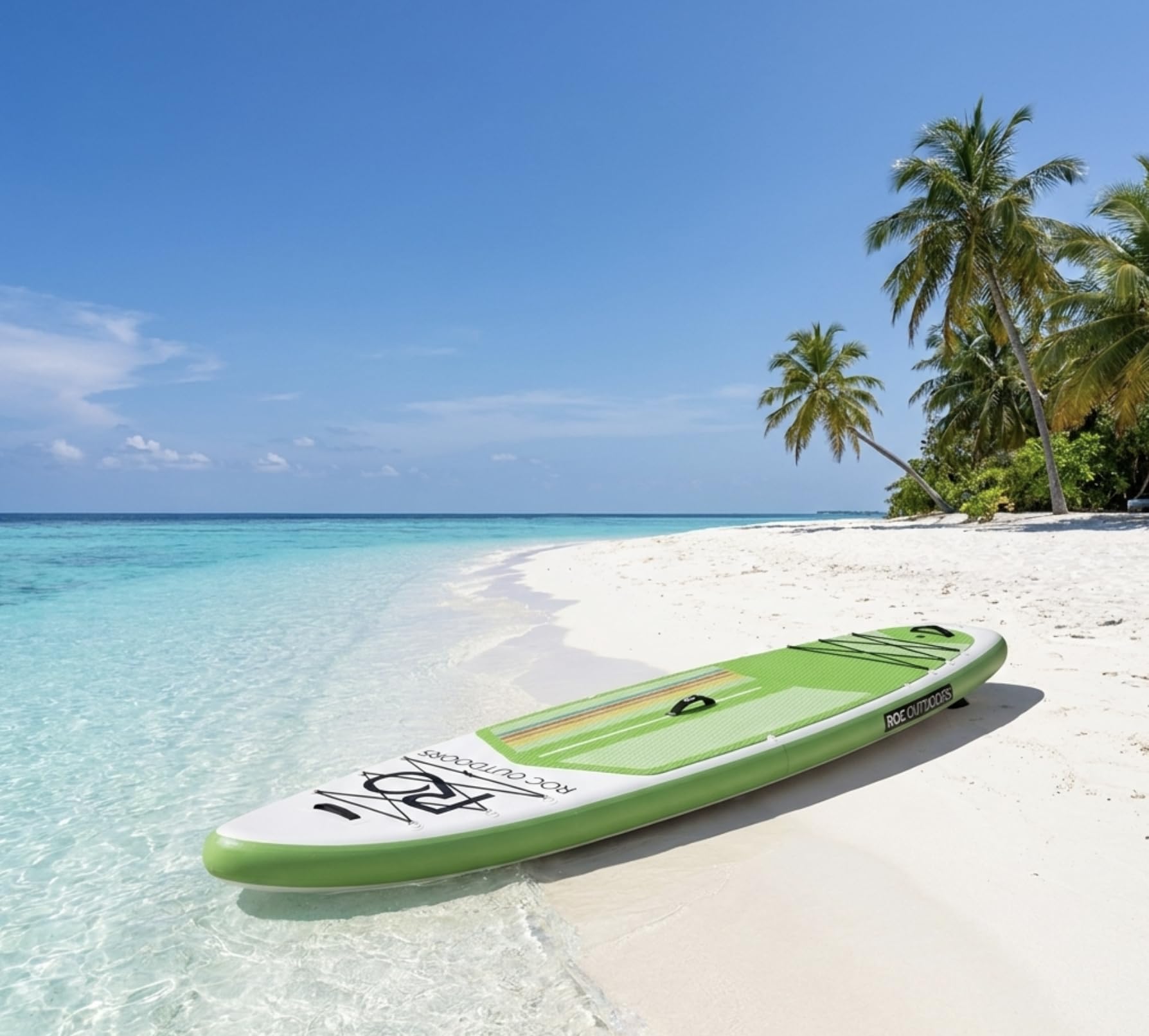 Roc Inflatable Stand Up Paddle Board 10' 6" with Premium SUP Paddle Board Accessories, Wide Stable Design, Non-Slip Comfort Deck for Youth & Adults