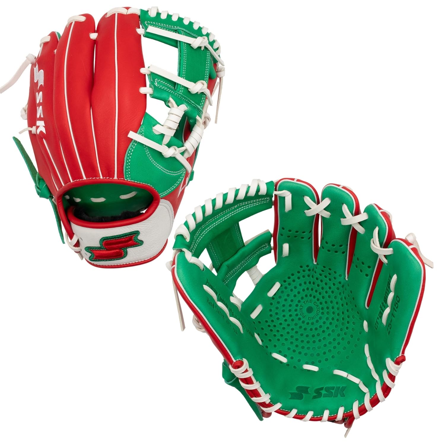 SSK Z5 Craftsman Infield Baseball Glove – 11.25” - 11.5” - 11.75” - 12” – Right & Left Hand Throw