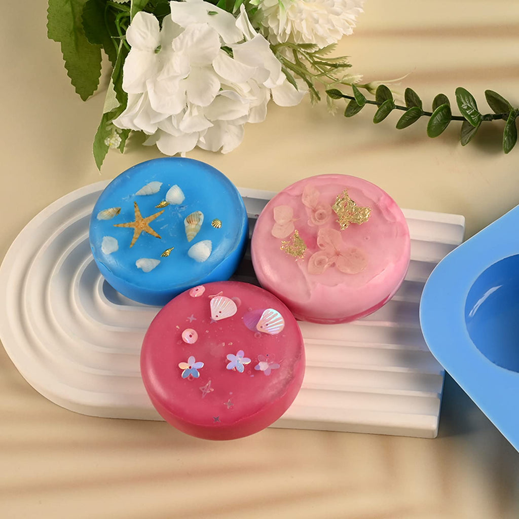 Sakolla 2 Pack Insect Silicone Soap Molds, 6-Cavity Dragonfly Butterfly Ladybug Shape Silicone Molds for Soap Making, DIY Baking Mold for Lotion Bars, Chocolate, Candy, Muffin, Biscuit, Cookie Pans