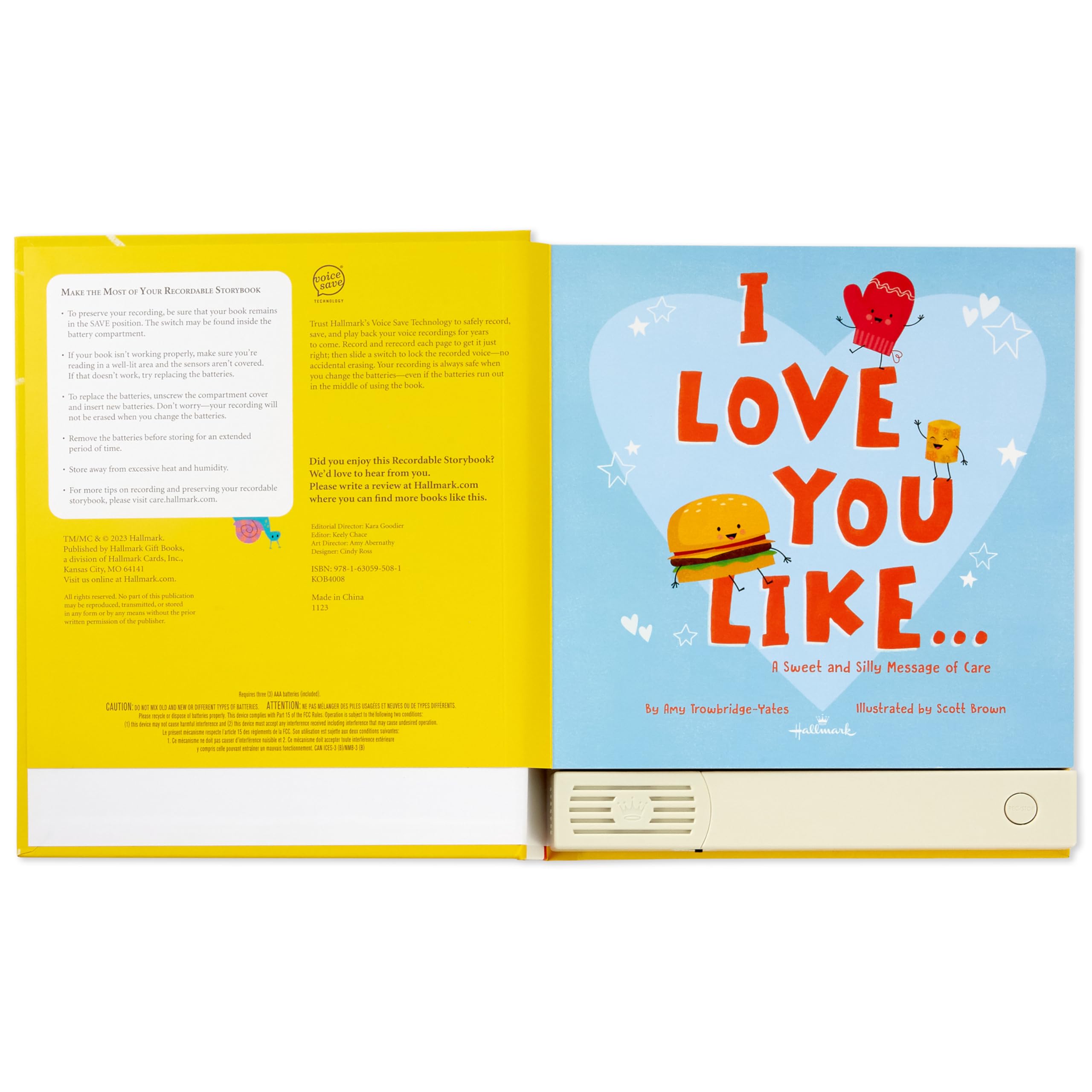 Hallmark Recordable Storybook with Music (I Love You Like) Easter Basket Stuffers