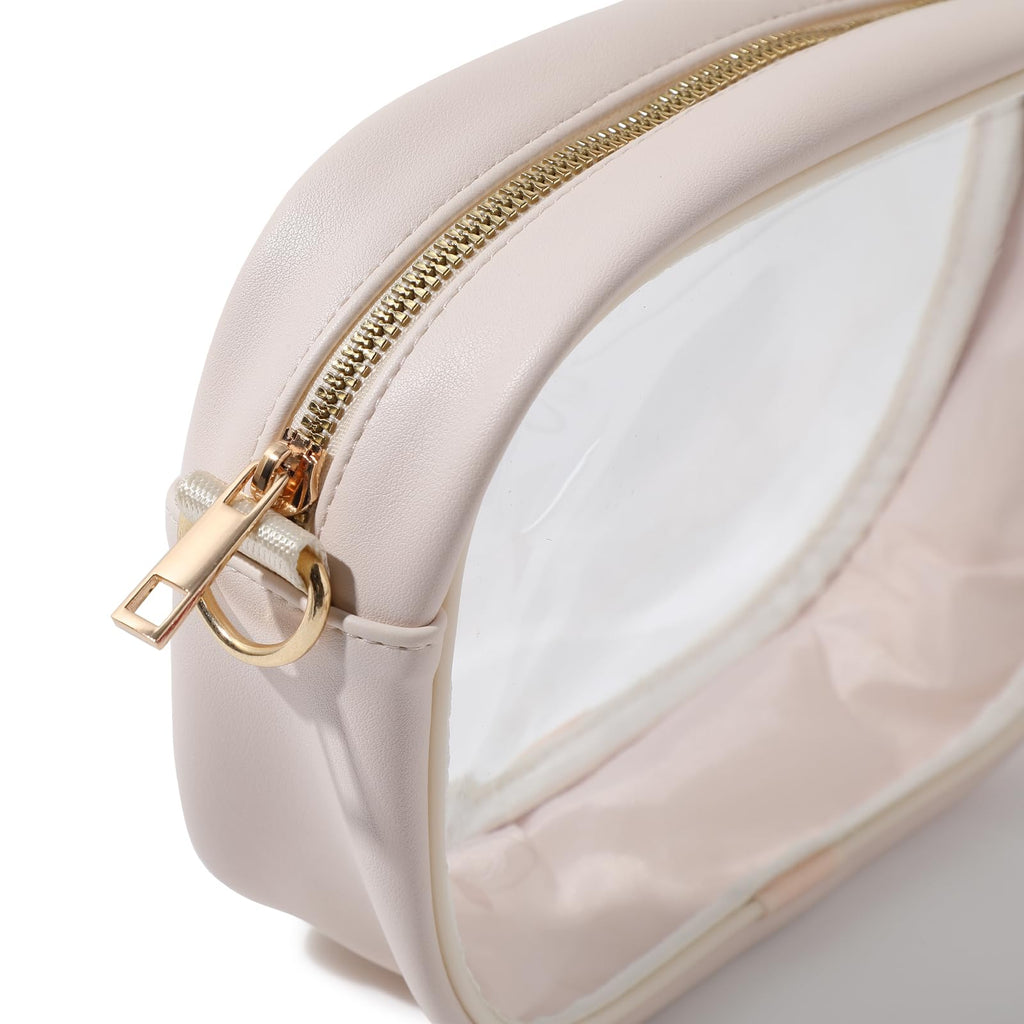 TOBVZOO Clear Bag Stadium Approved, Crossbody Transparent Bag for Concerts Sports Events, Purses for Men & Women