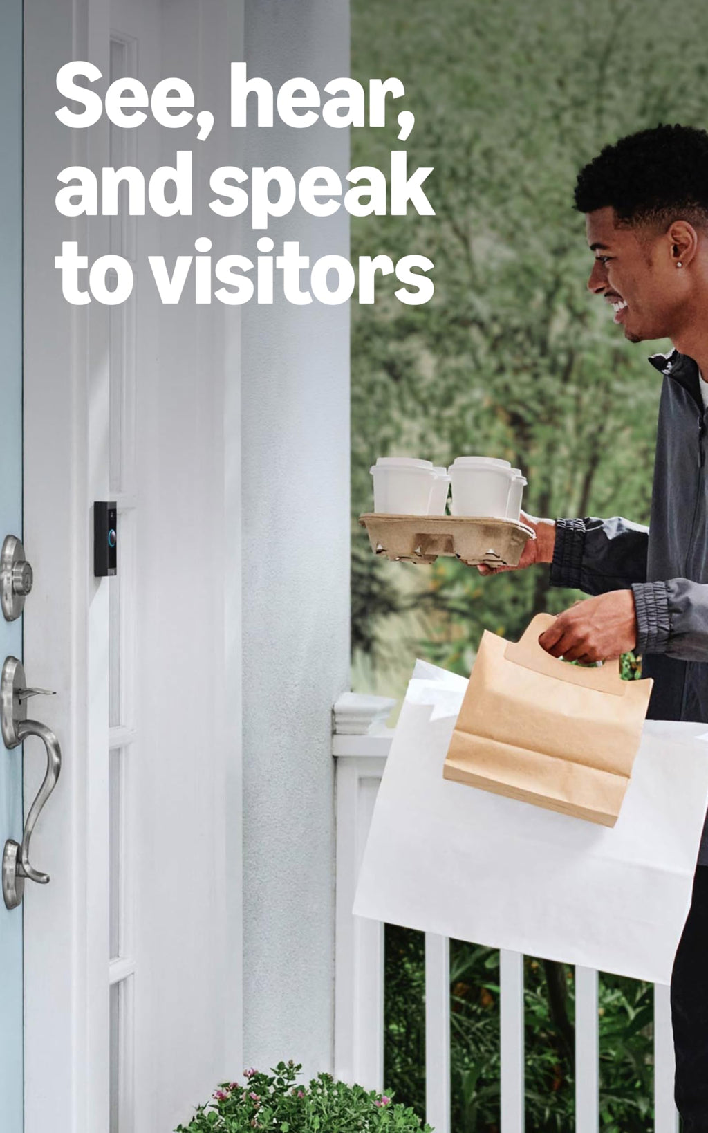 Ring Video Doorbell Wired, Home or business security, Two-Way Talk, advanced motion detection, HD camera and real-time alerts to monitor your front door (wiring required)