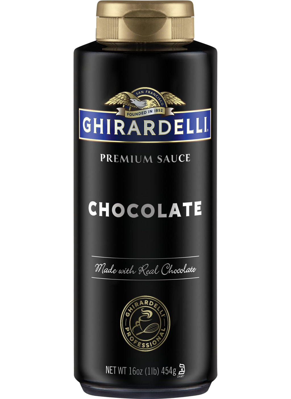 Ghirardelli Chocolate Sauce, Black Label (16oz Squeeze bottle)