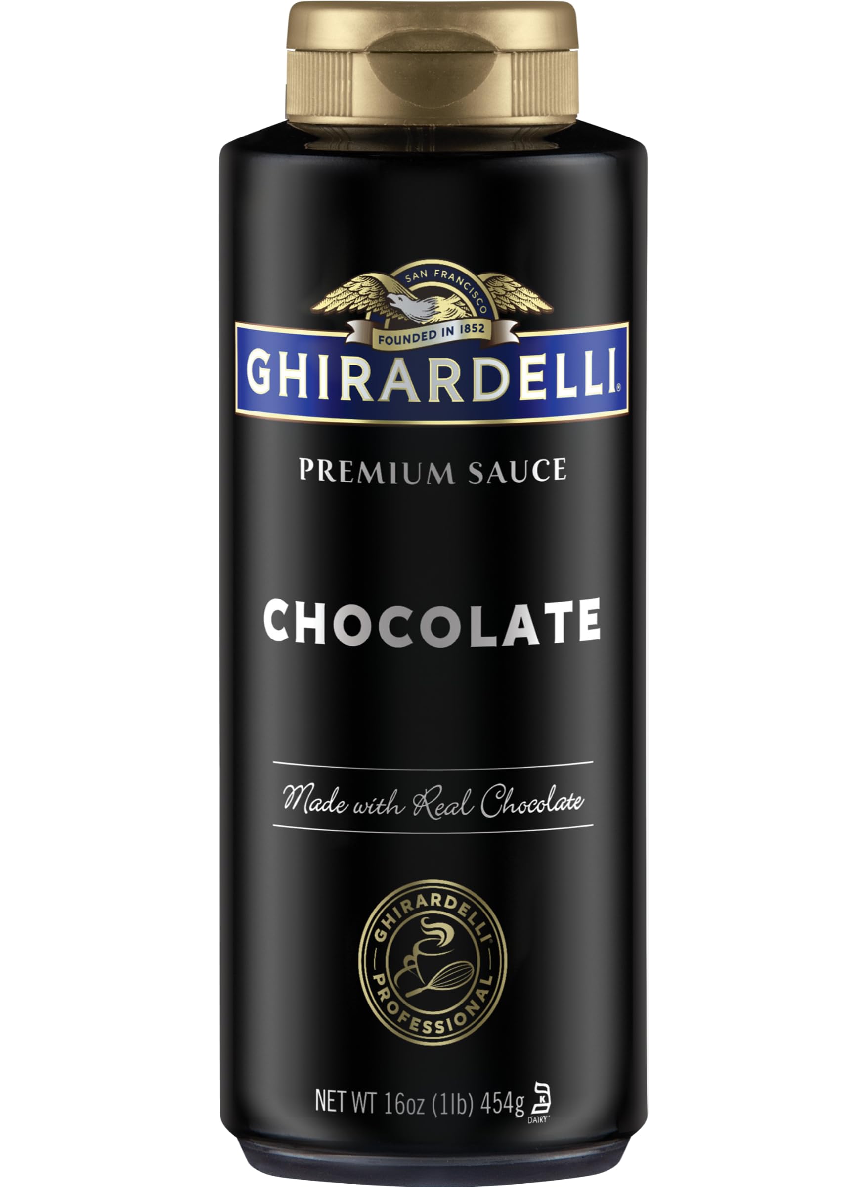 Ghirardelli Chocolate Sauce, Black Label (16oz Squeeze bottle)