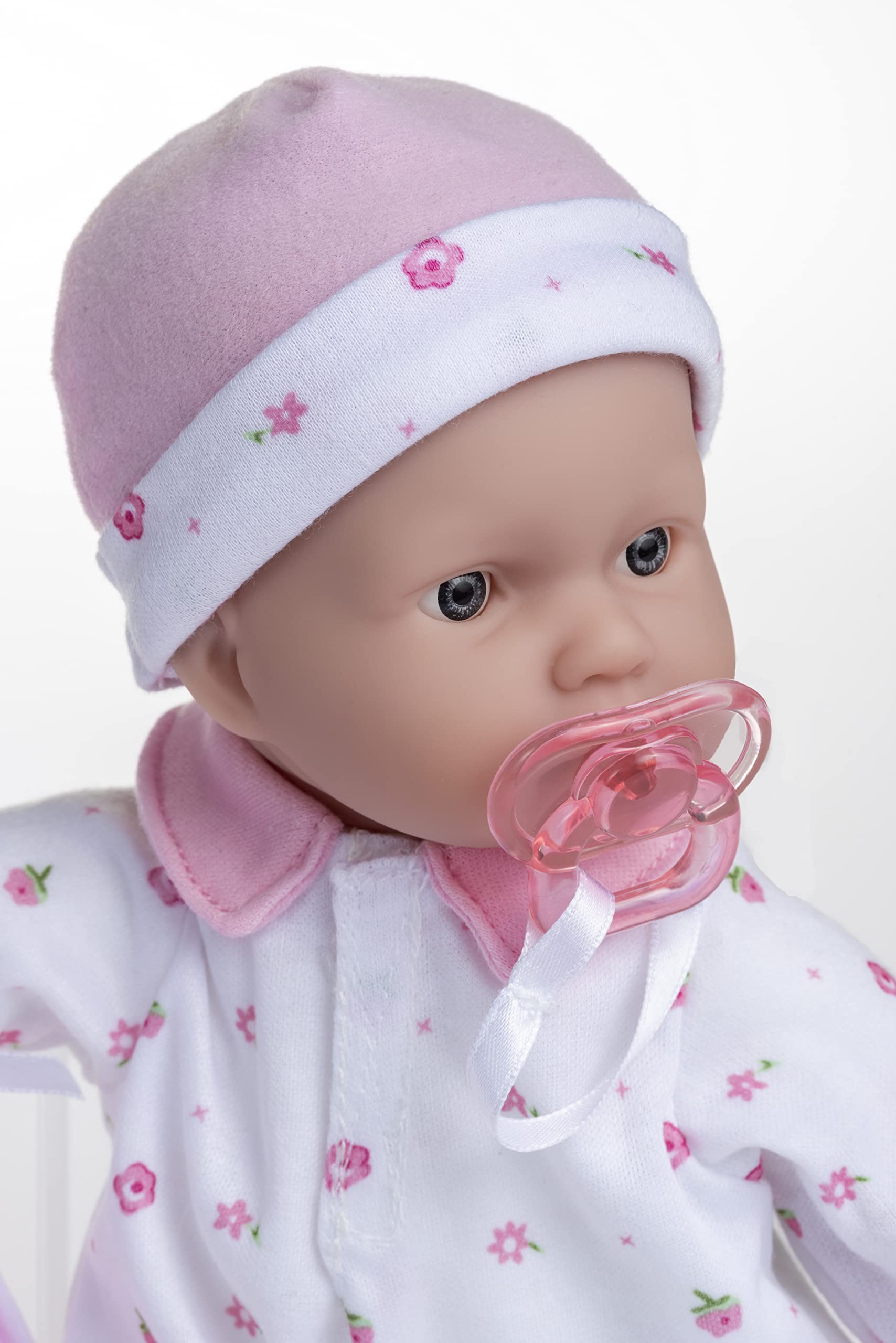 JC Toys La Baby Caucasian Baby Doll Set – 11 Inch Soft Body Doll with Accessories Including a Removable Blue Outfit – Small Baby Doll Toy for Children 12 Months and Older