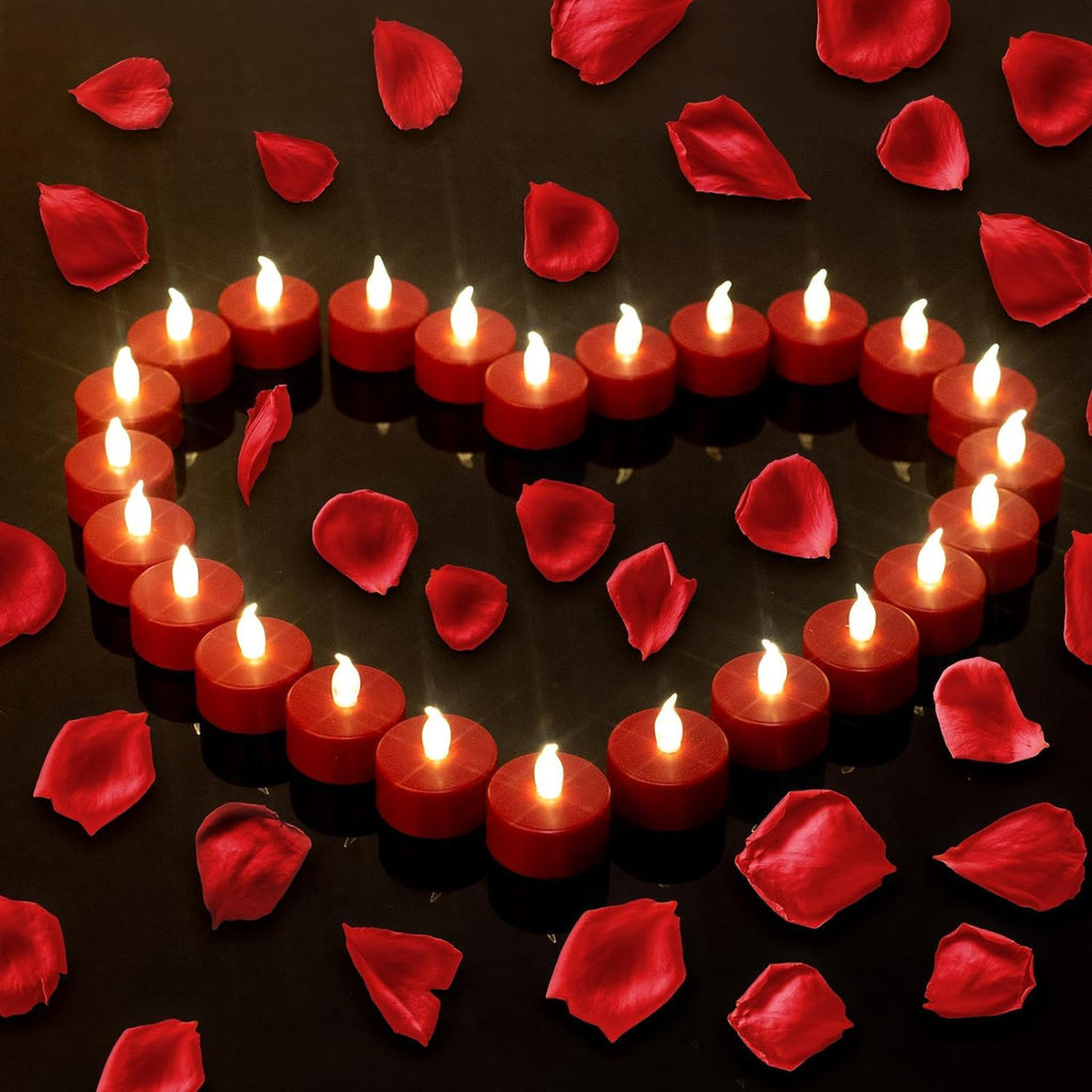 Tea Light Candles with Remote Control,Flickering Flameless LED Candle,Long Lasting 400+Hours,Battery Operated with Timer for Home Decoration Seasonal &Festival Celebration Warmyellow (5pcs)