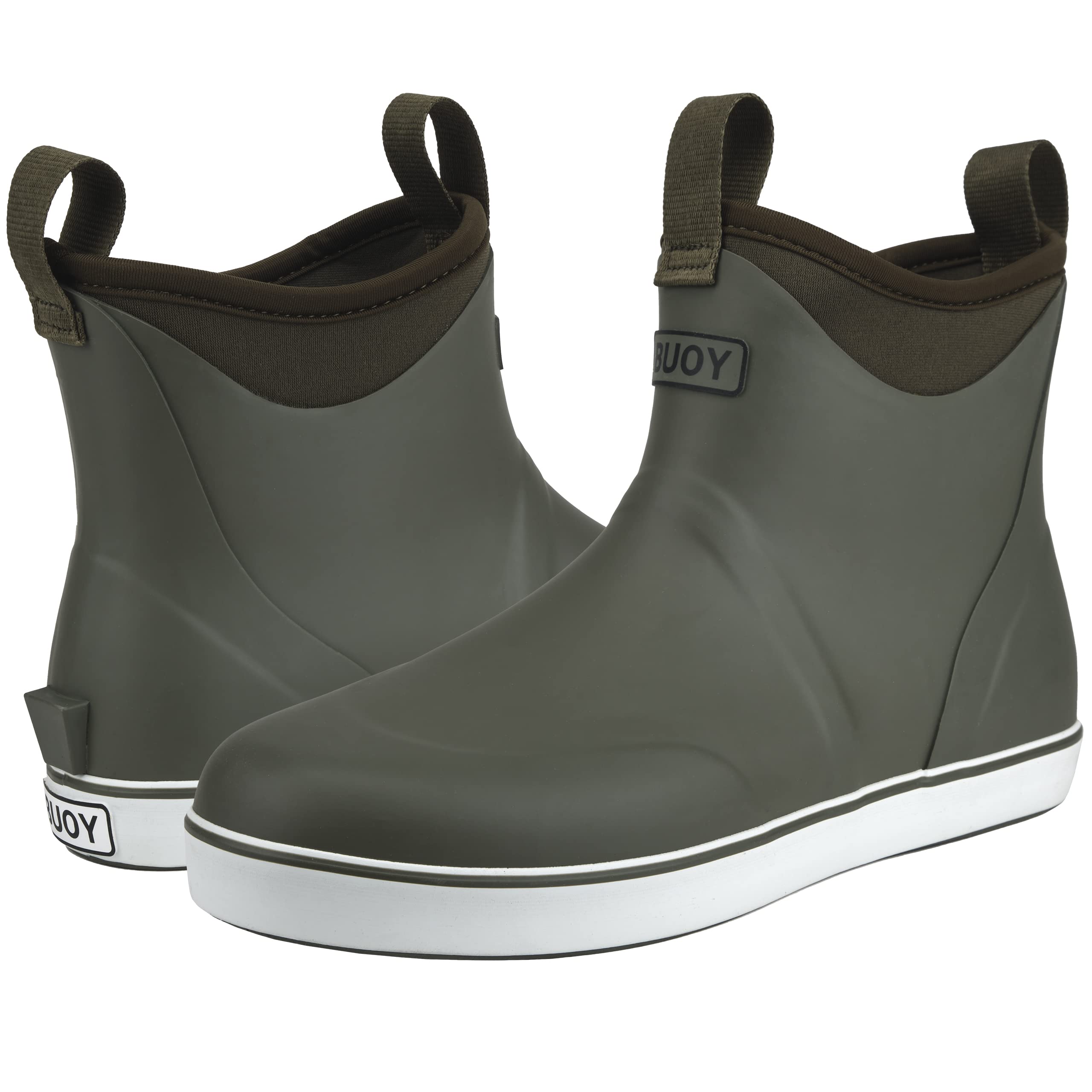 Buoy Boots Womens Waterproof Deck Ankle Rain Boots