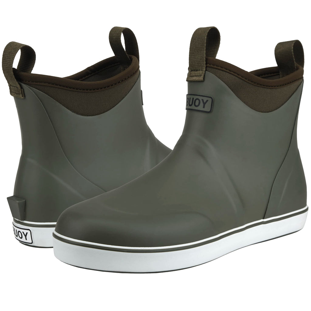 Buoy Boots Womens Waterproof Deck Ankle Rain Boots