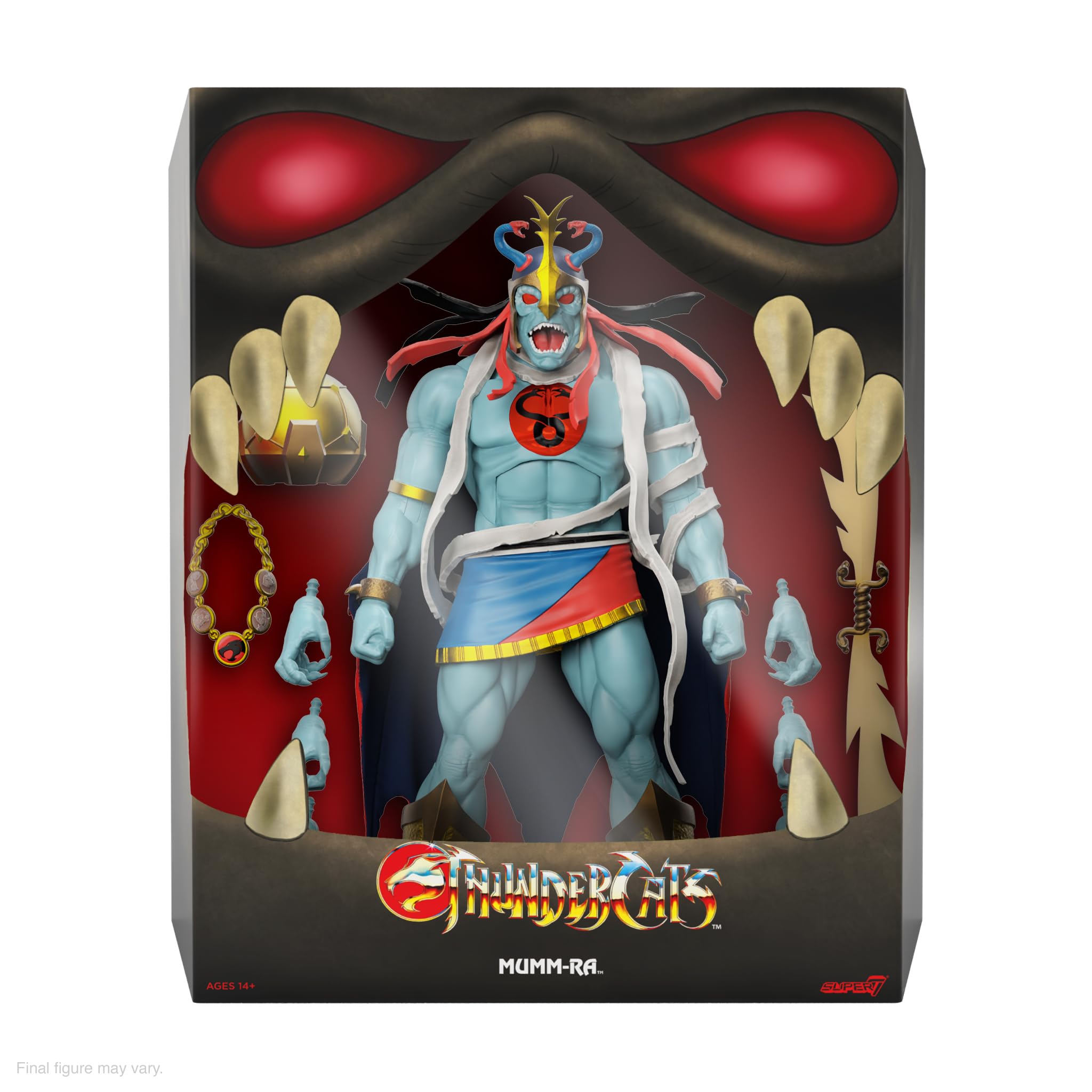 Super7 ULTIMATES! Thundercats Ghost Jaga - 7" Thundercats Action Figure with Accessories - Classic Cartoon Collectibles and Retro Toys