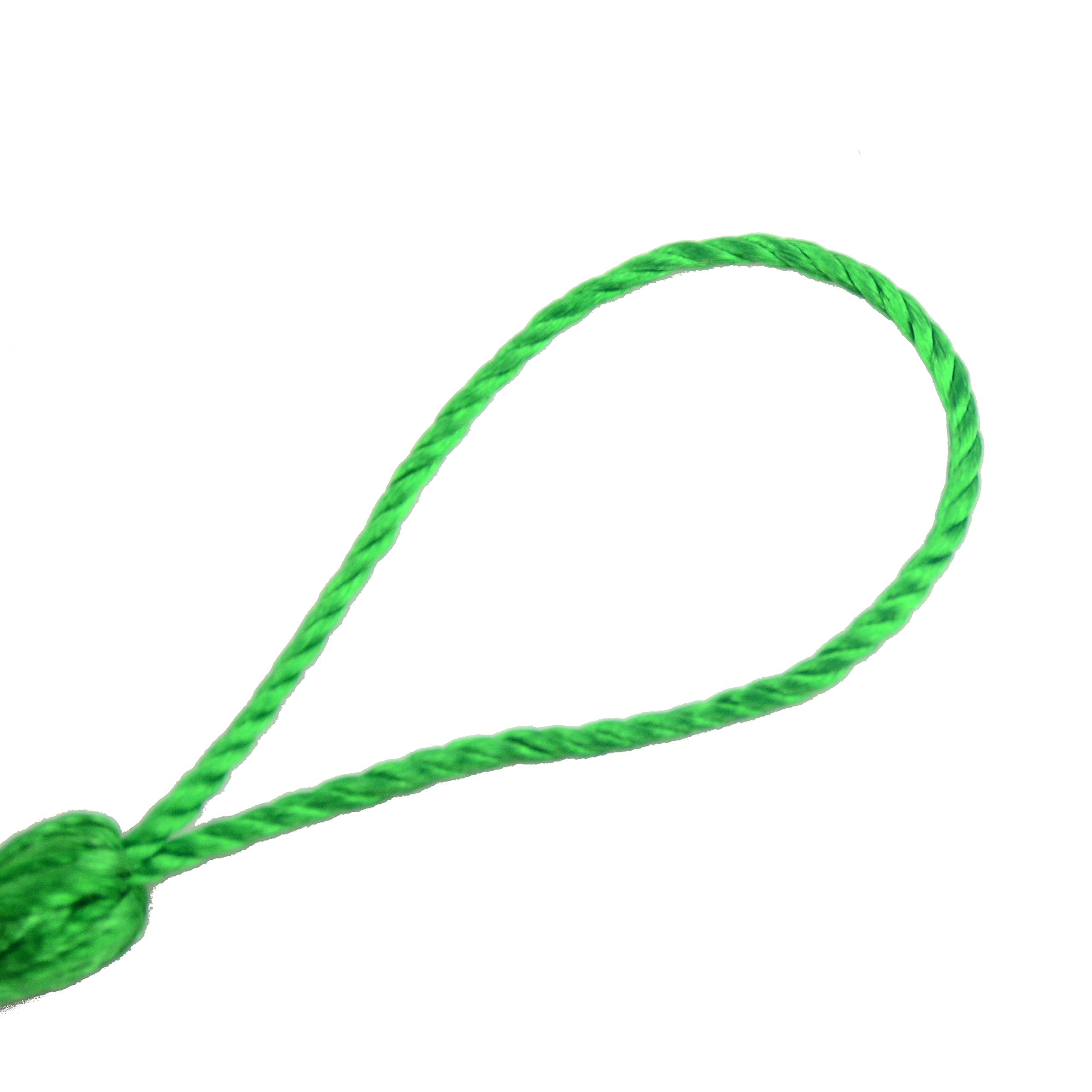 Makhry 100pcs 13cm/5 Inch Silky Floss Bookmark Tassels with 2-Inch Cord Loop and Small Chinese Knot for Jewelry Making, Souvenir, Bookmarks, DIY Craft Accessory (Dark Grey)