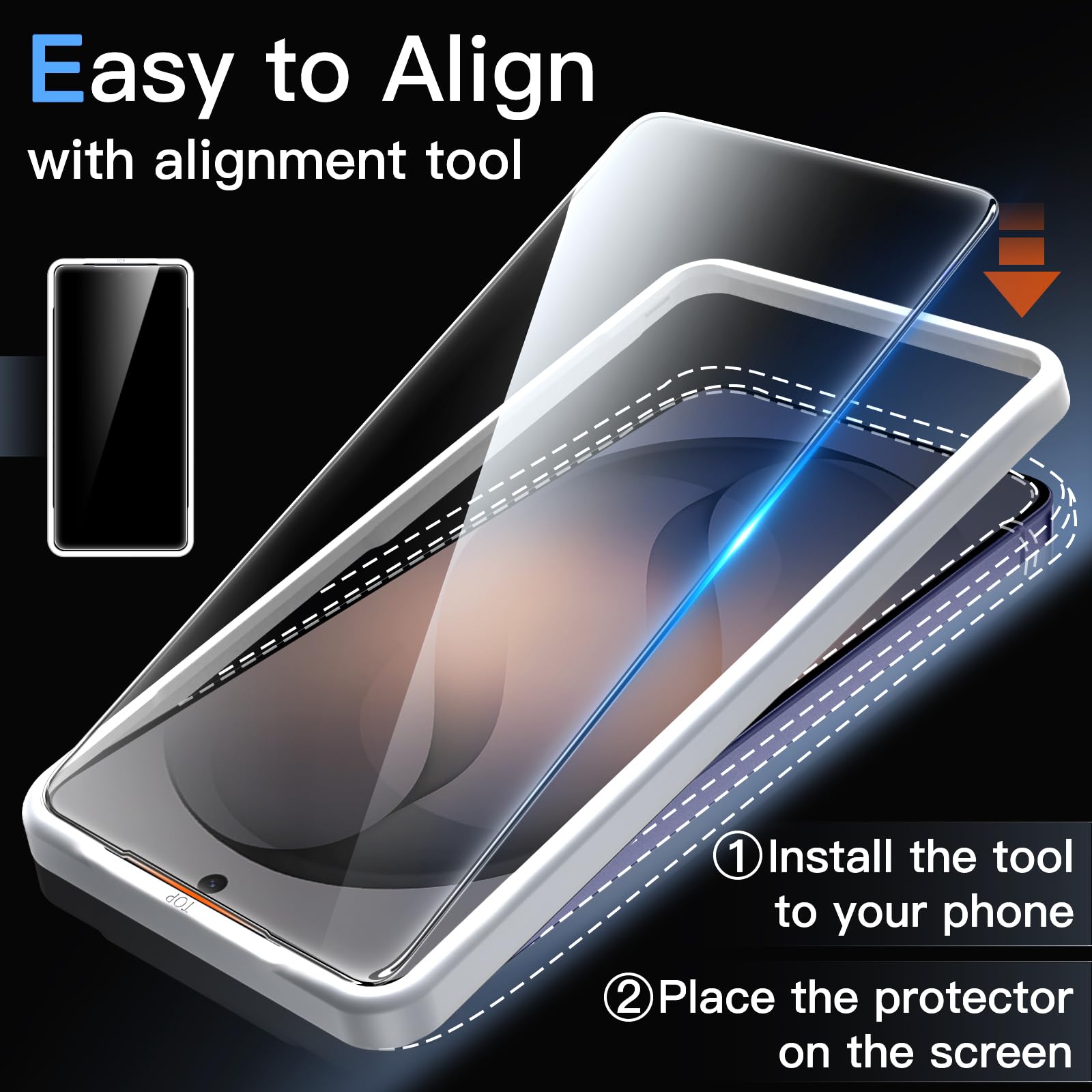JETech Screen Protector for Samsung Galaxy S20 FE 6.5-Inch with Camera Lens Protector, Tempered Glass Film, Fingerprint ID Compatible, HD Clear, 2-Pack Each