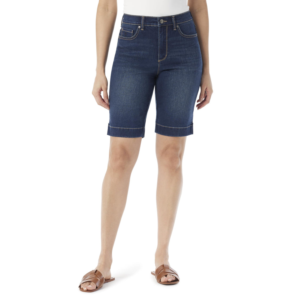 Gloria Vanderbilt Women's Amanda Bermuda High Rise Short Standard
