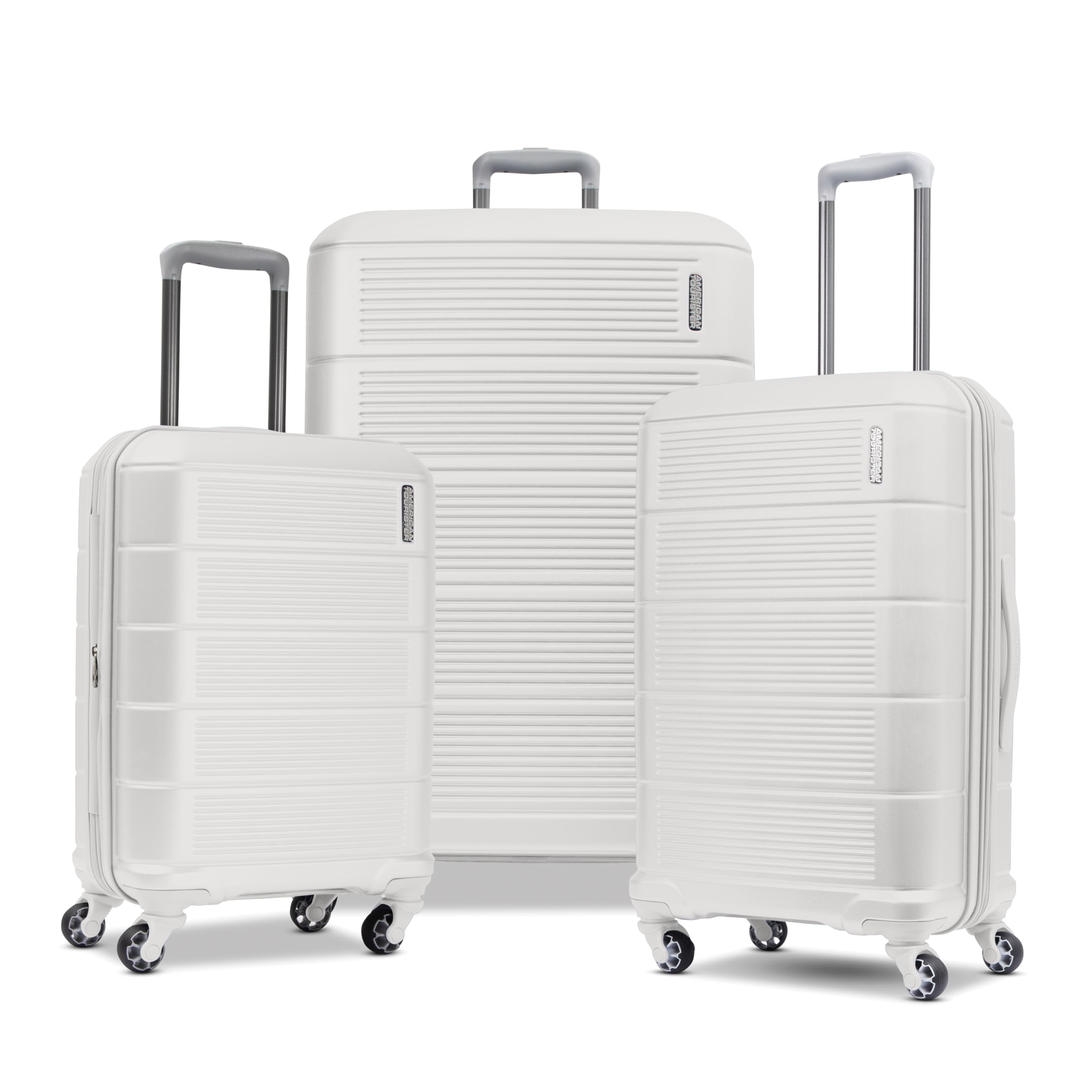 American Tourister Stratum 2.0 Expandable Hardside Luggage with Spinner Wheels, 2-Piece Set 20/28, Blue