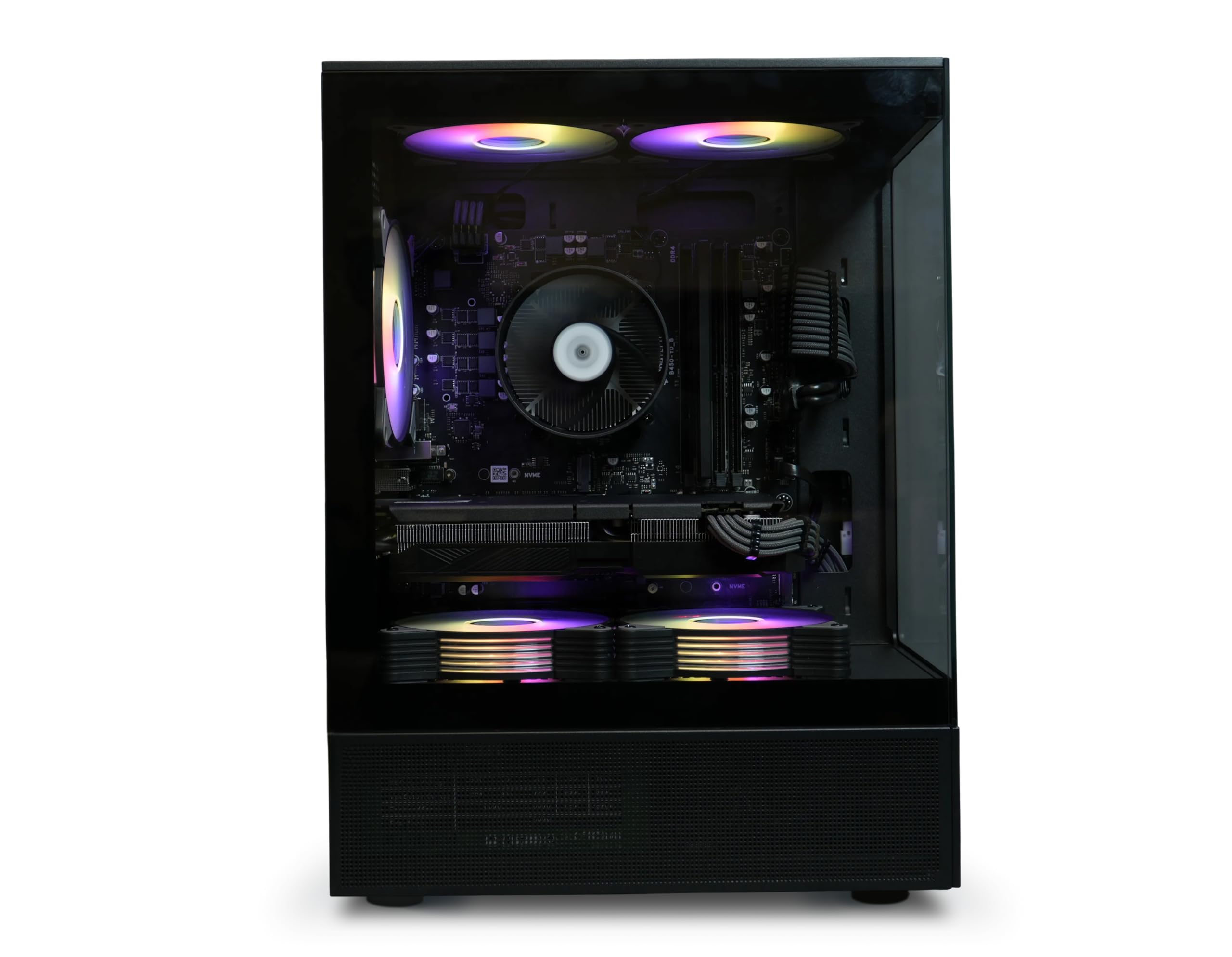 ViprTech Reaper 1.0 Gaming PC - AMD Ryzen 7 8700F (5.0Ghz Turbo), GeForce RTX 5060 Ti 8GB, 16GB DDR5, 1TB SSD, VR-Ready, WiFi BT USB-C, Win 11, Gaming Desktop Computer Prebuilt, Black