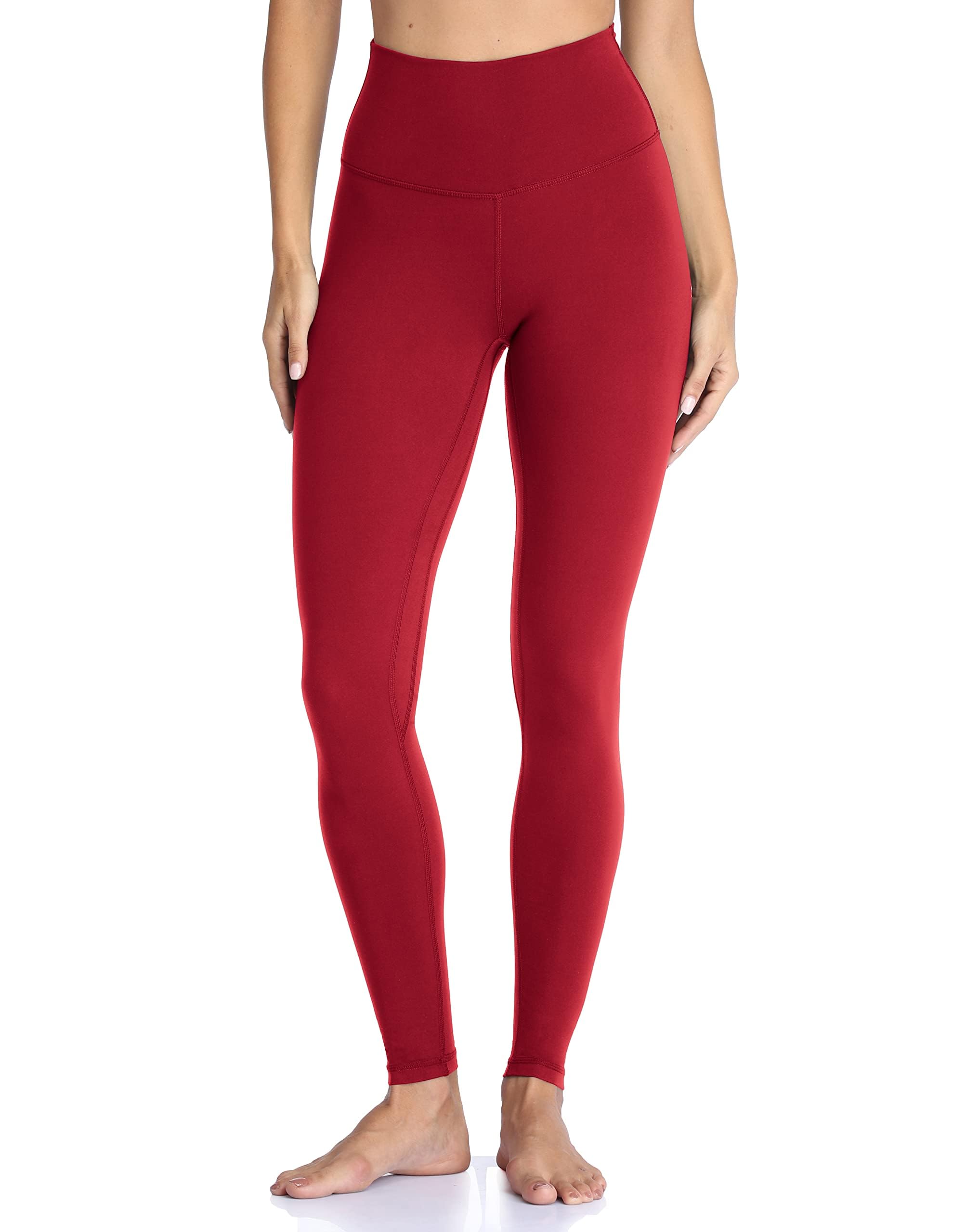 Colorfulkoala Women's High Waisted Tummy Control Workout Leggings Full Length Ultra Soft Yoga Pants 28"