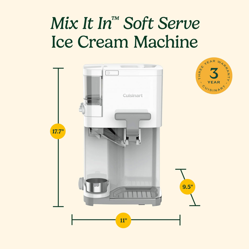 Cuisinart Ice Cream Maker Machine, 2-Quart Stainless Steel Frozen Yogurt, Gelato, Sorbet, Ready in 20 Minutes, LCD Screen and Timer (ICE-70C)
