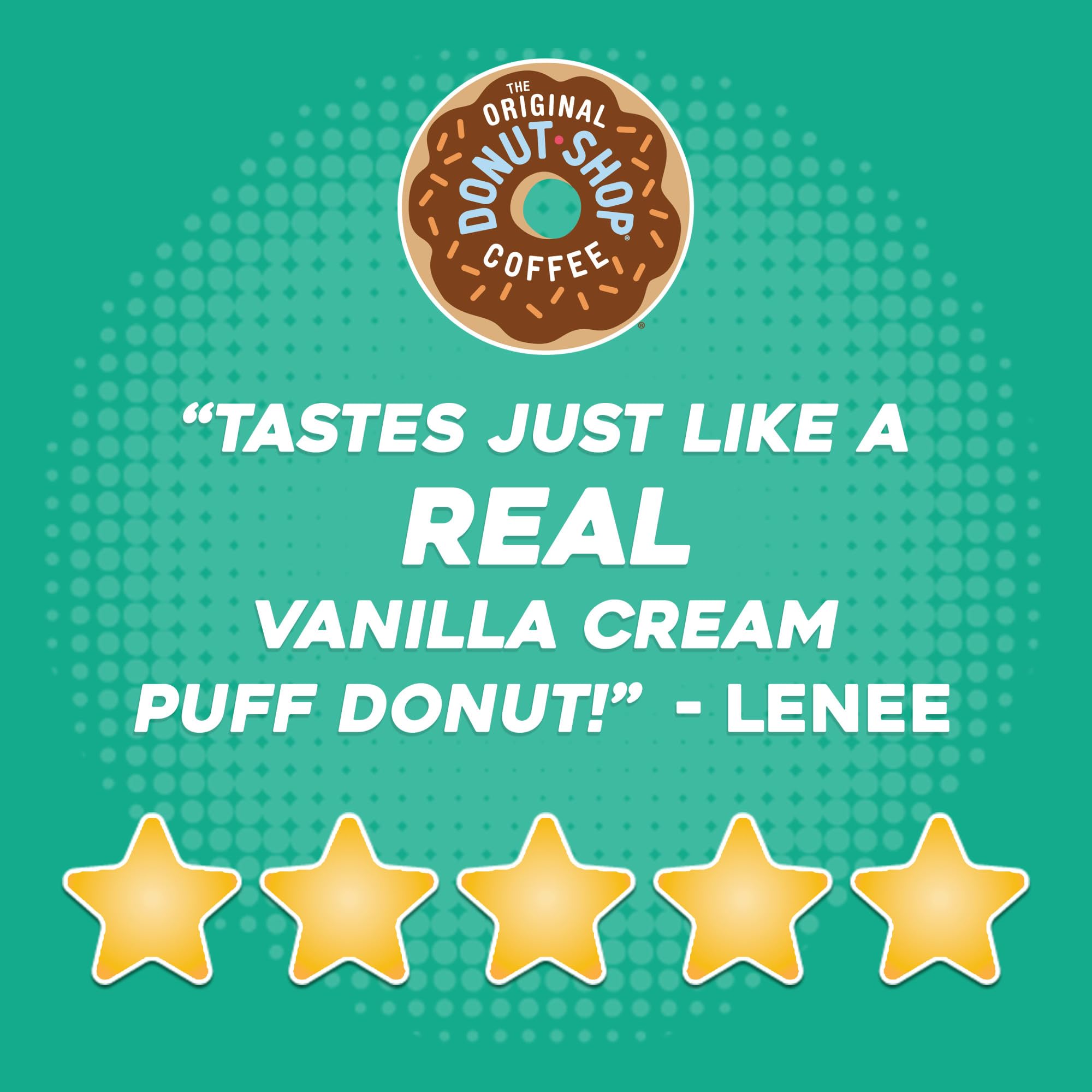The Original Donut Shop Coffee Chocolate Glazed Donut Keurig Single-Serve K-Cup Pods, Medium Roast Coffee, 60 Count (6 Packs of 10)