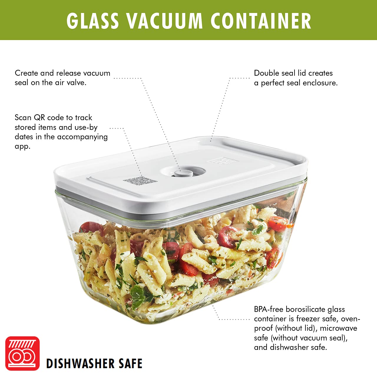 ZWILLING Fresh & Save Vacuum Fridge Glass Container