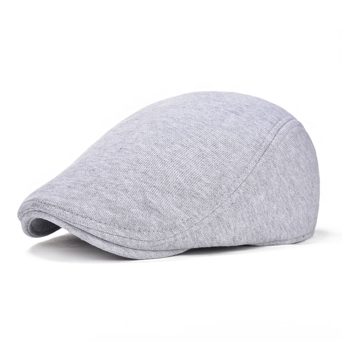 FEINION Men Cotton Newsboy Cap Soft Fit Cabbie Hat