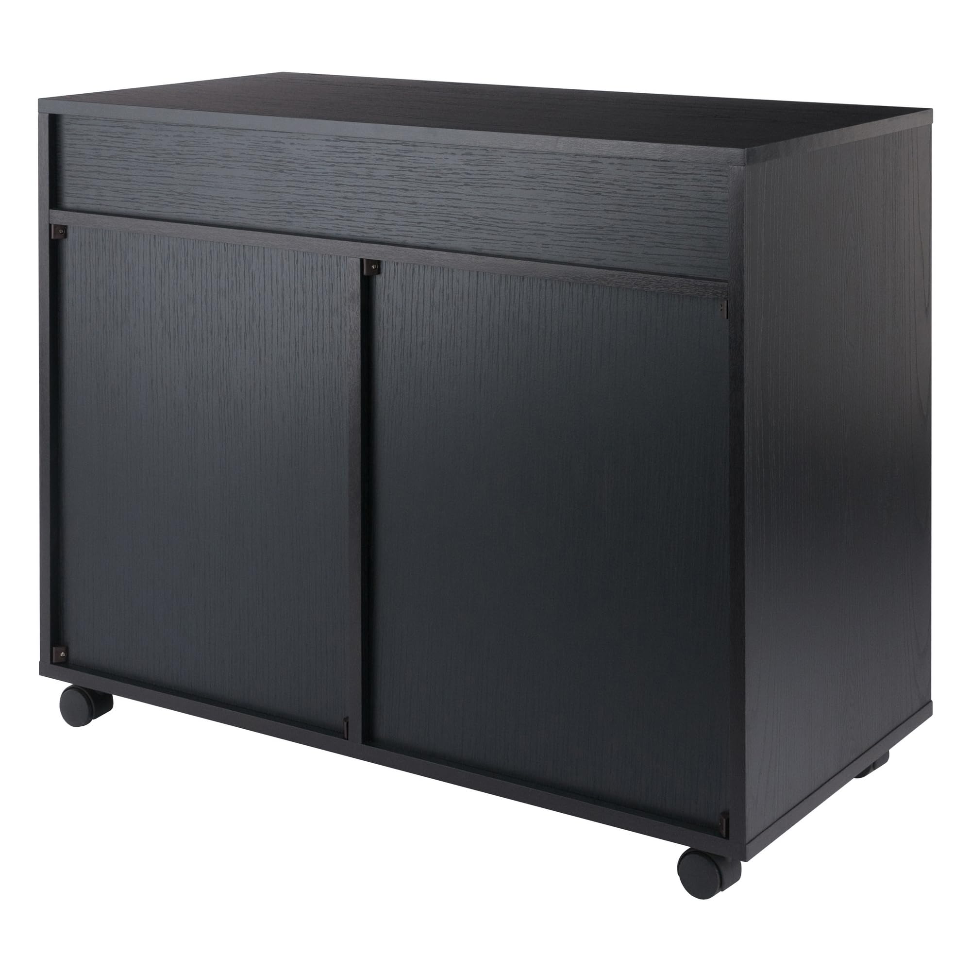 Winsome Halifax Mobile Storage Cabinet with Doors & Drawers, Stylish & Functional Home Storage Cabinet for Filing, Kitchen Organization, Moveable Furniture for Office, Dorms, Apartments