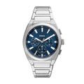 Fossil Men's Everett Quartz Stainless Steel Watch, Three-Hand Watch for Men