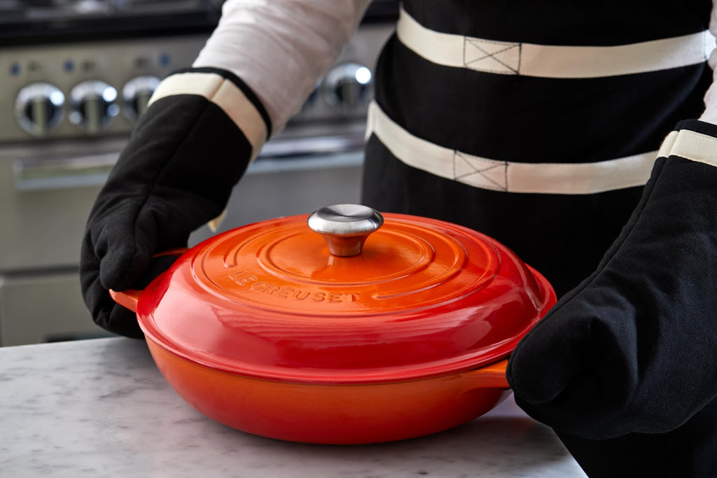 Le Creuset Enameled Cast Iron Signature Braiser, 3.5 qt., Artichaut
