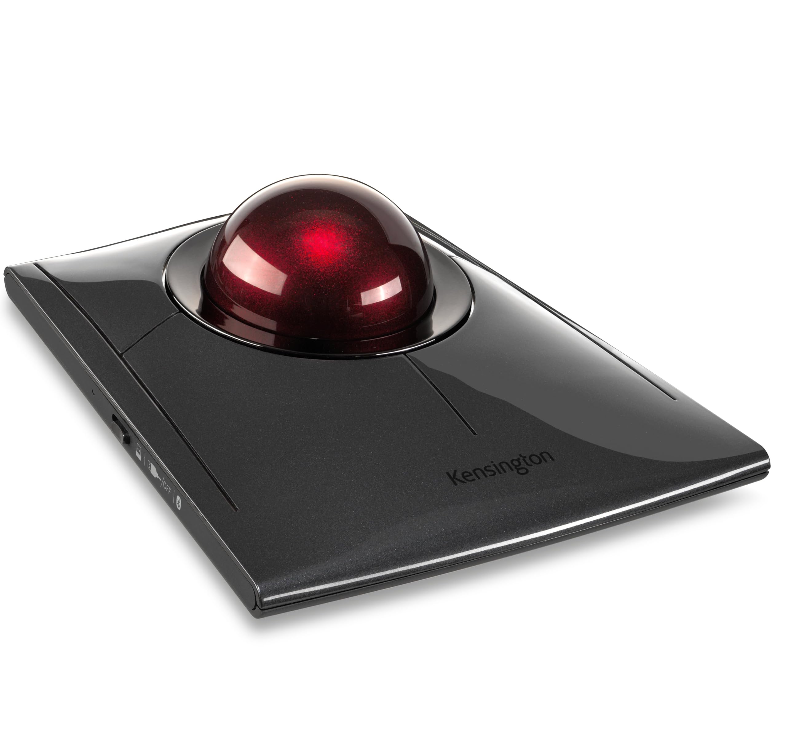 Kensington SlimBlade™ Pro Wireless Trackball, Rechargeable Battery, Bluetooth 2.4GHz Connection Options Black/Gray (K72085WW)