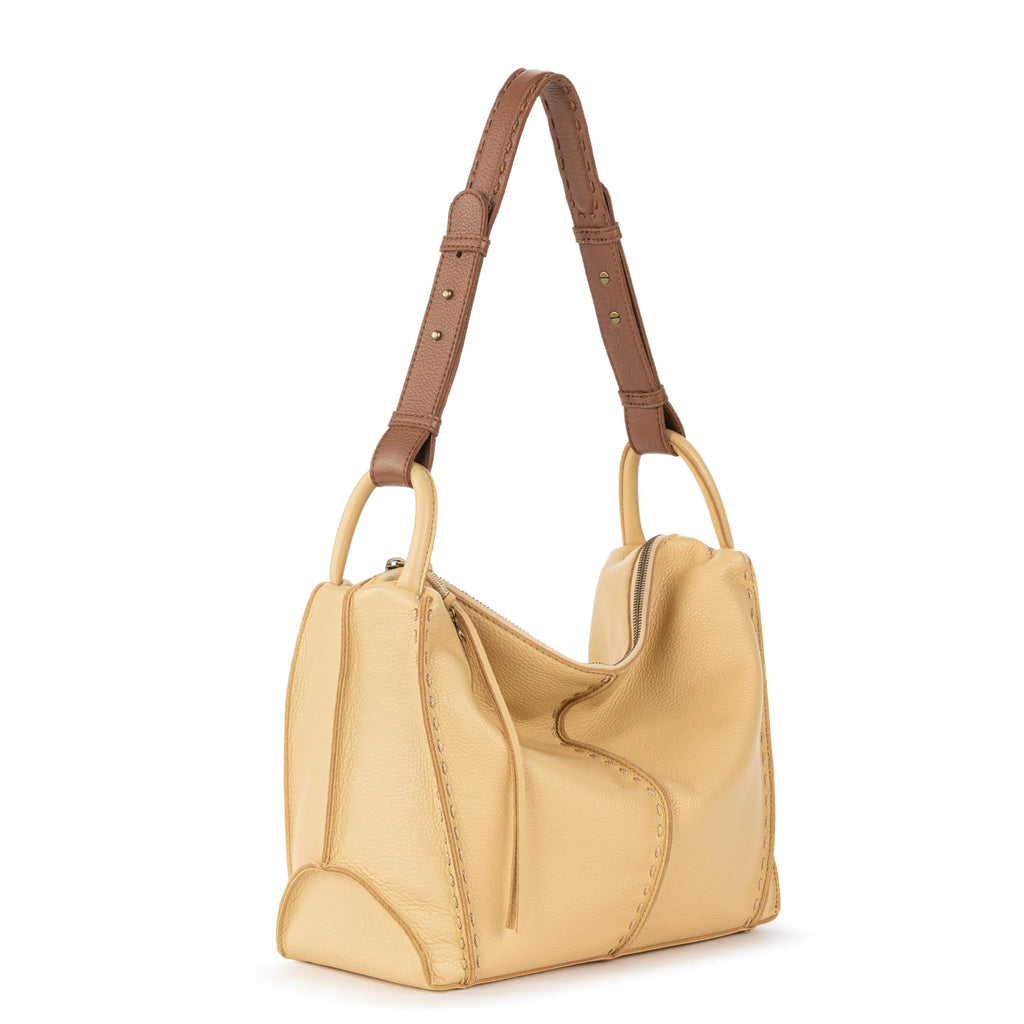 The Sak Los Feliz Hobo Purse - Premium Large Leather Women's Handbag for Everyday & Travel - Durable Purse With Zipper Pocket