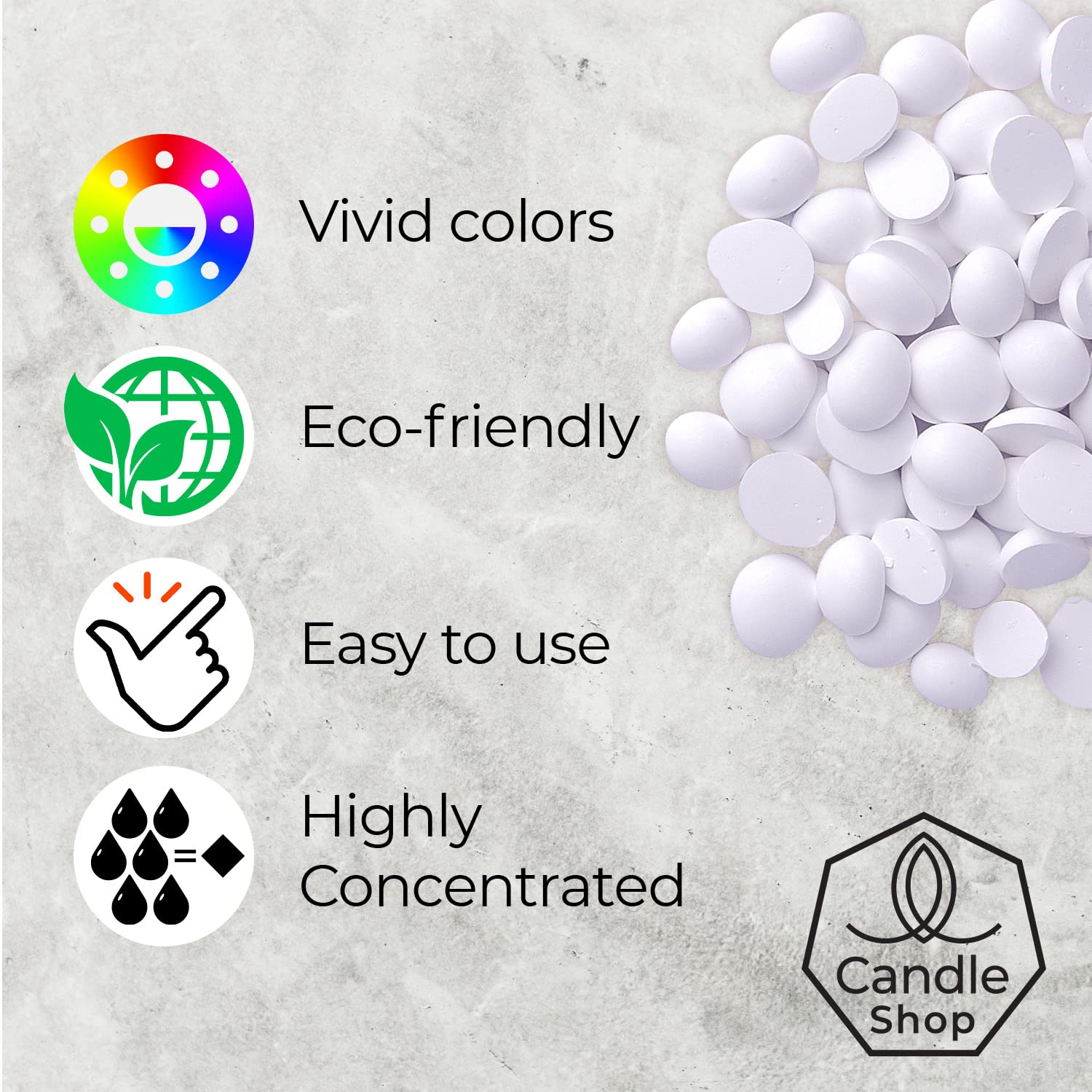 Liquid Candle Wax Dye for Soy Candle Making - 16 Popular Candle Dye Coloring Set - Premium Liquid Candle Wax Coloring - Highly Concentrated Candle Colors