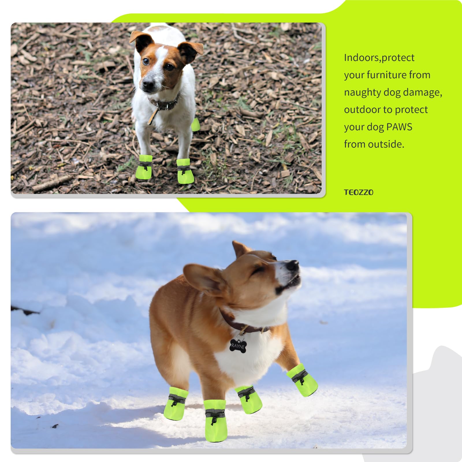 Dog Shoes for Hot Pavement, Summer Dog Boots & Paw Protector, Anti-Slip Sole Dog Booties with Reflective Straps Dog for Small Medium Dogs 4PCS (A-Pink, Size 3: 1.37"(Width))
