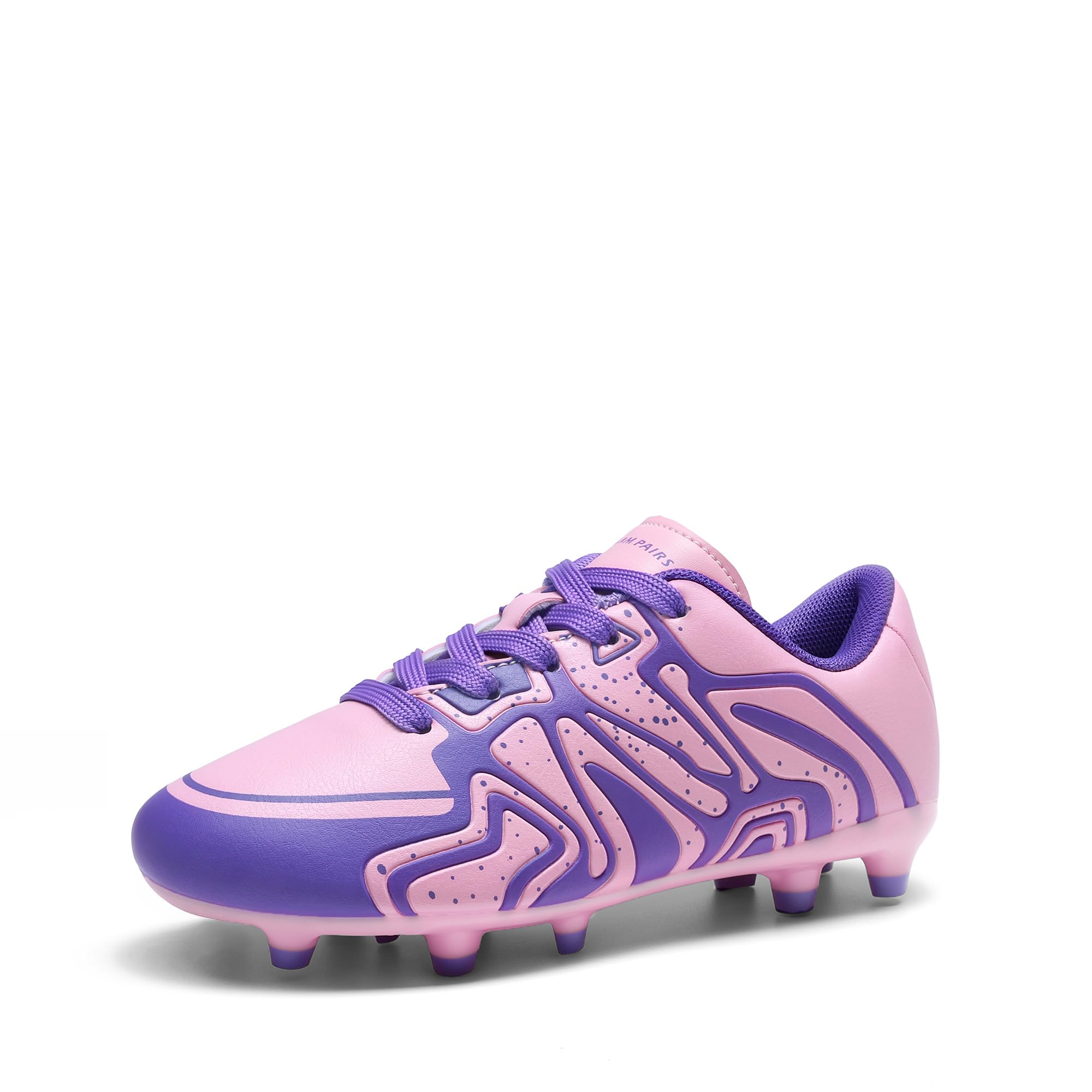 DREAM PAIRS Boys Girls Soccer Cleats Youth Firm Groud Baseball Cleats Sport Athletic Outdoor Trainning Football Shoes for Little/Big Kid