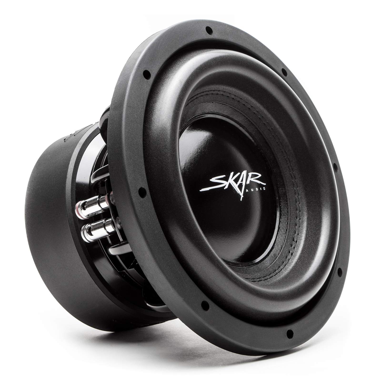 Skar Audio Single 8" Complete 1,200 Watt EVL Series Subwoofer Bass Package - Includes Loaded Enclosure with Amplifier