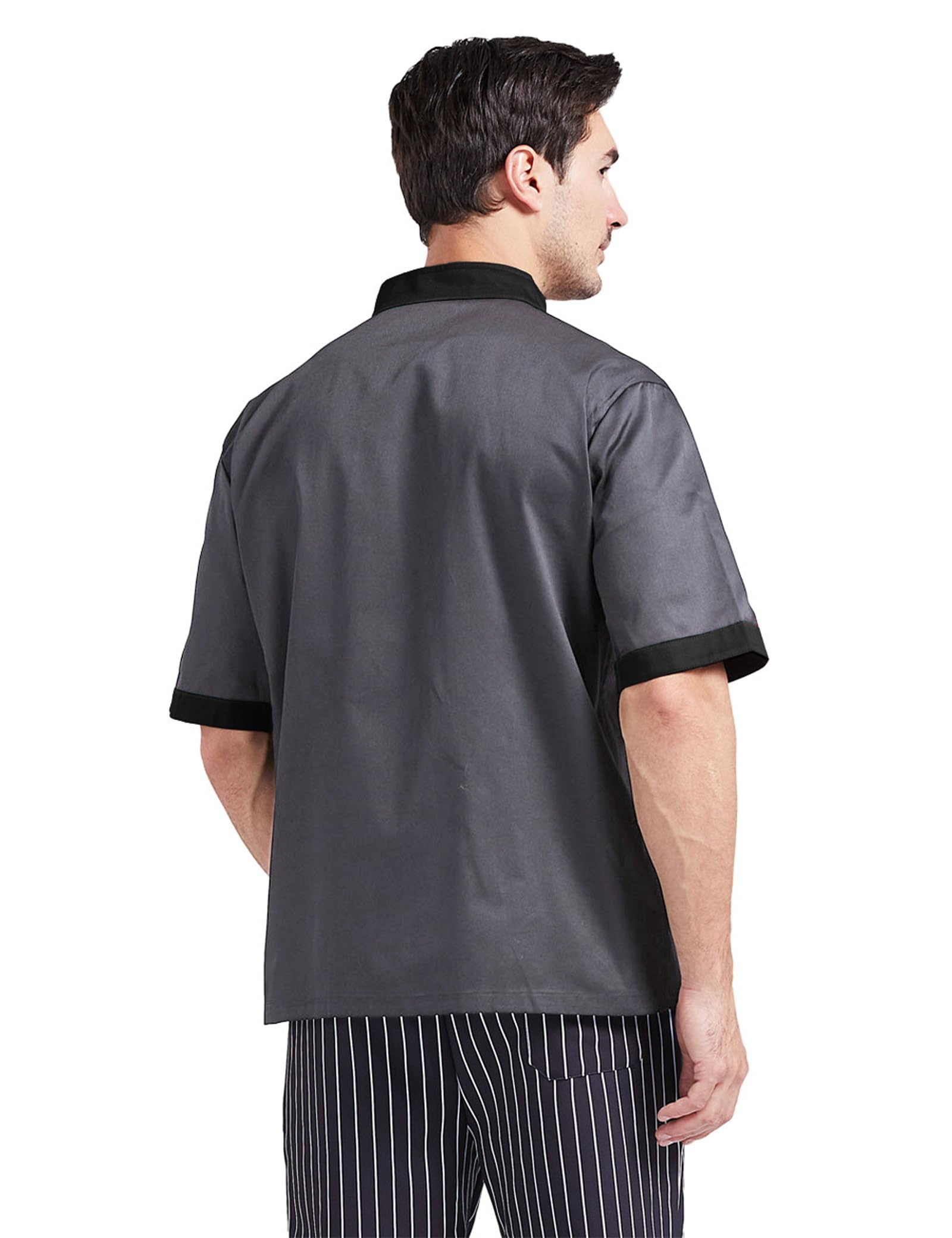 Nanxson Unisex Chef Jacket Men's Chef Coat Restaurant Kitchen Chef Uniform CFM0016
