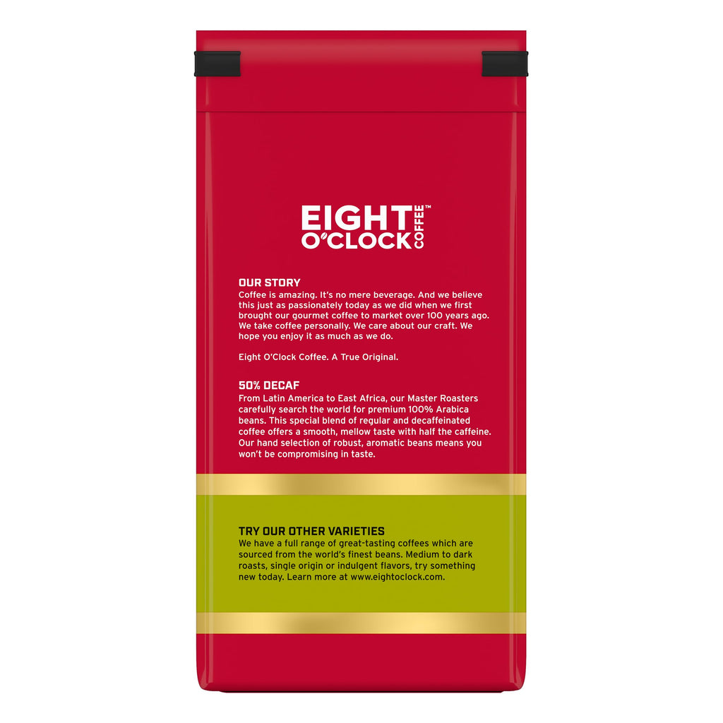 Eight O'Clock 50% Decaf Ground Coffee