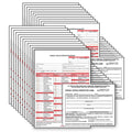 J. J. Keller 25-Pack, Annual Vehicle Inspection Report Form & Adhesive Vinyl Label 2-Ply, 3-Ply Carbonless Form, Prenumbered, DOT Compliant