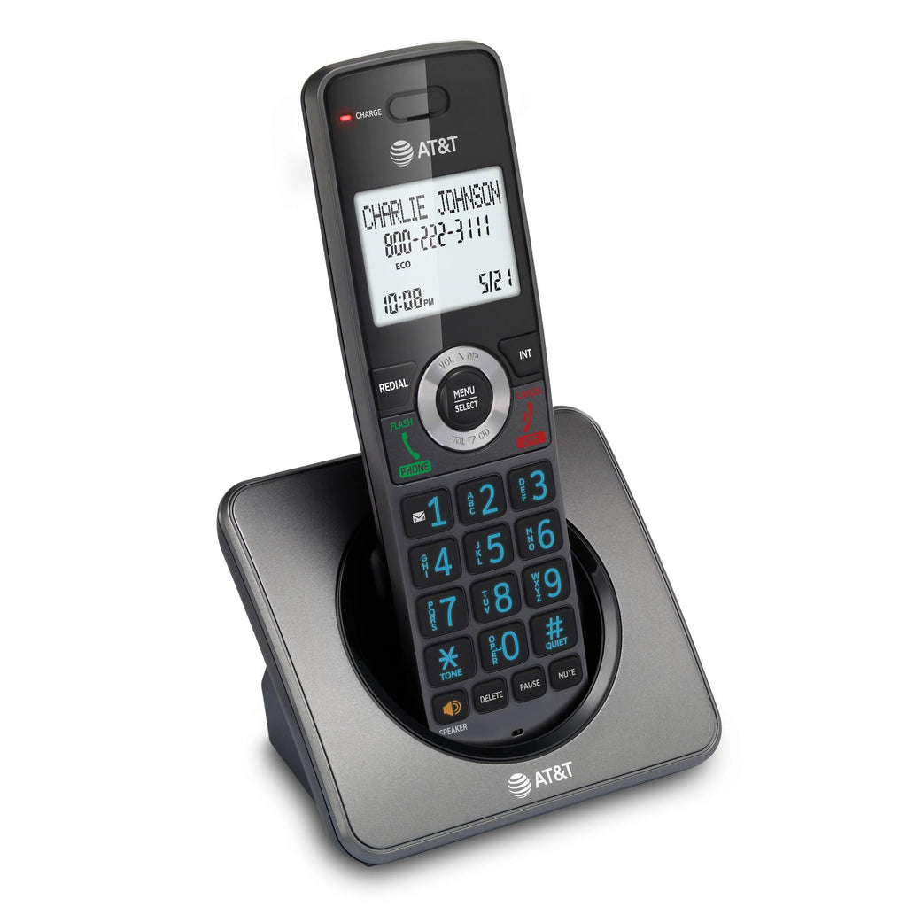 AT&T Landline Home Phone with Call Blocker, Caller ID/Call Waiting, Full-Duplex Handset Speakerphone, Backlit Keypad & Display, Rechargeable Battery, ECO Mode, DECT 6.0: GL2101-11