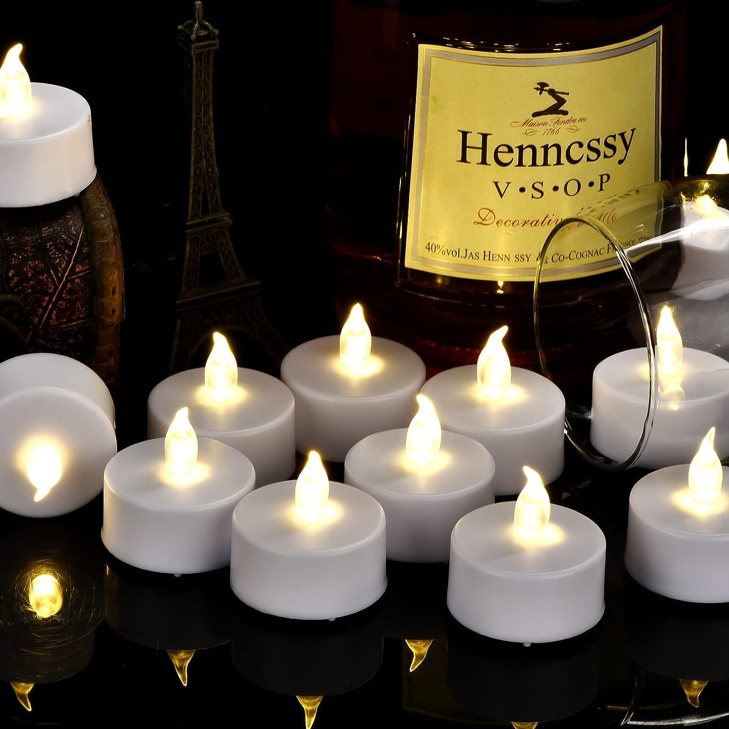 Tea Light Candles with Remote Control,Flickering Flameless LED Candle,Long Lasting 400+Hours,Battery Operated with Timer for Home Decoration Seasonal &Festival Celebration Warmyellow (5pcs)
