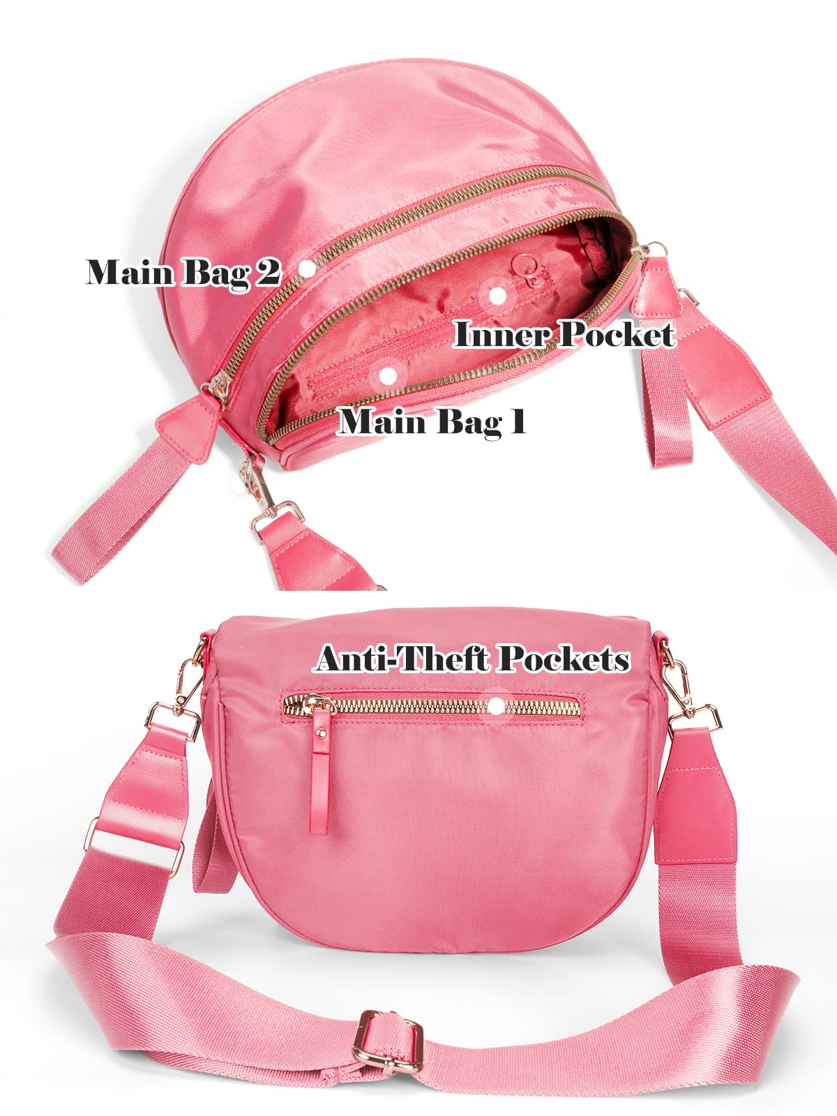 Pure Colour Crossbody Bag Bum Bag for Women,Spacious Purse Fanny Packs Belt Bag,Oversized Bum Bag (Bean Green Leopard Print Bum Bag)